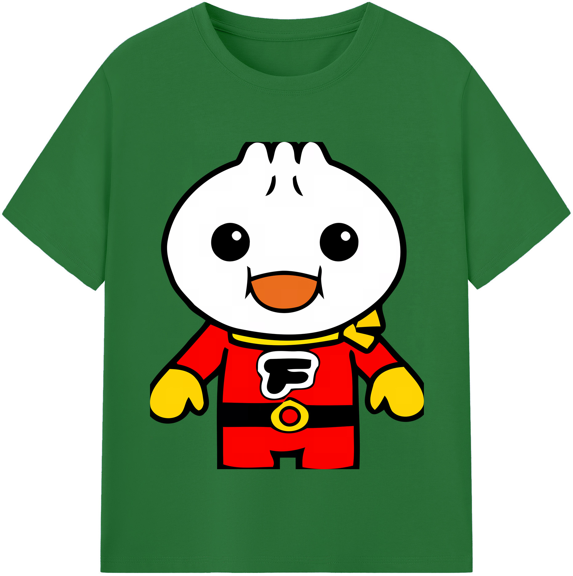 （画像用） アンパンマン Anpanman 綿100％半袖Tシャツ（フロントプリント）