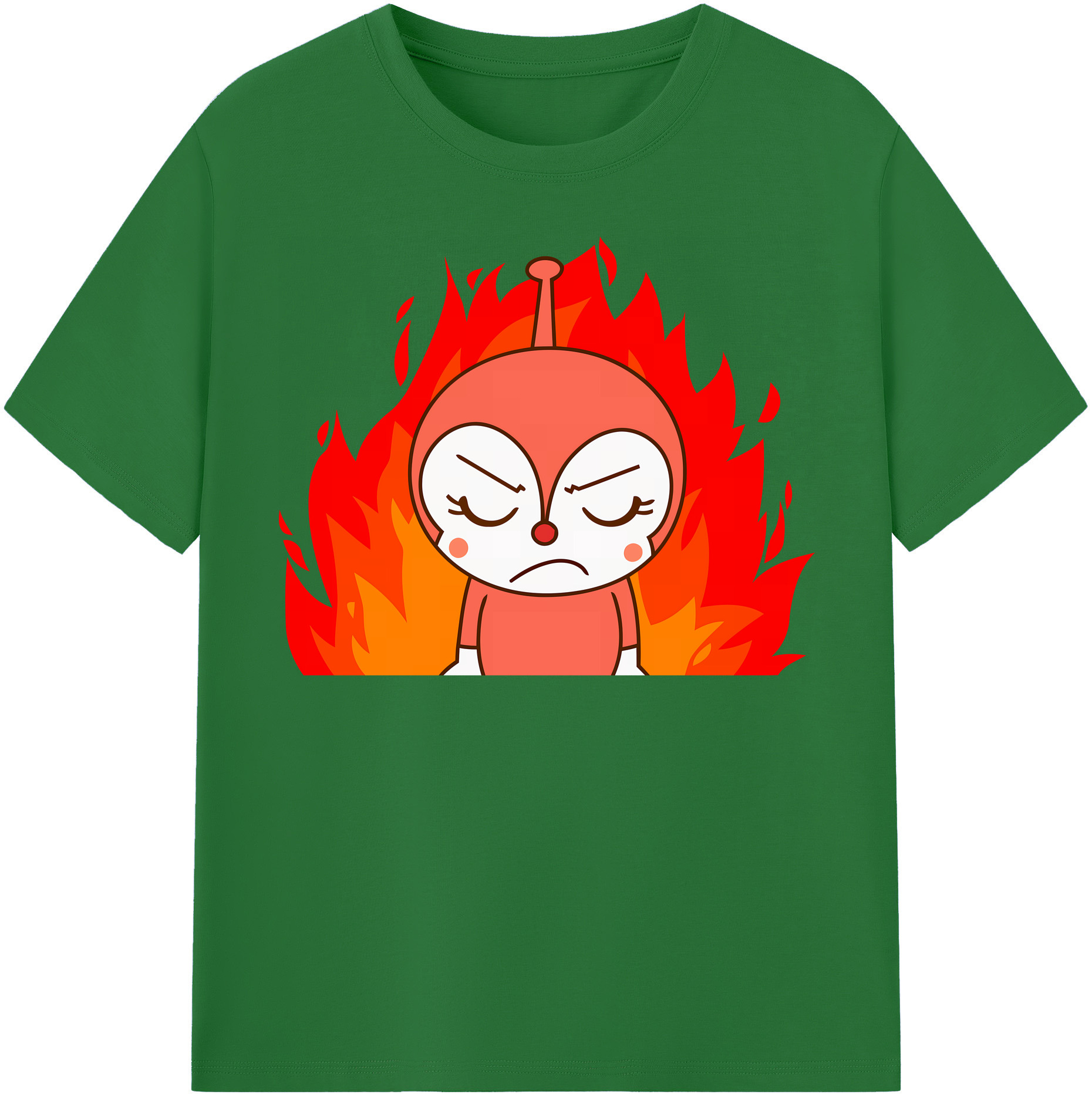（画像用） アンパンマン Anpanman 綿100％半袖Tシャツ（フロントプリント）