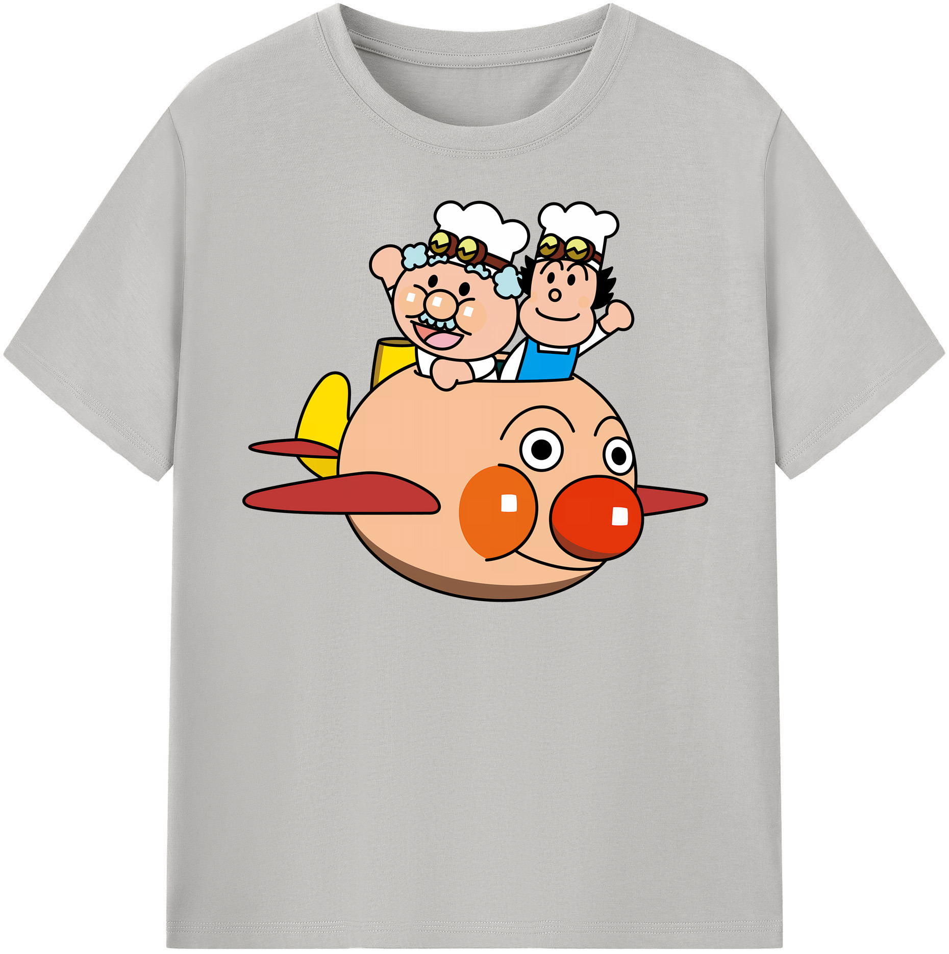 （画像用） アンパンマン Anpanman 綿100％半袖Tシャツ（フロントプリント）
