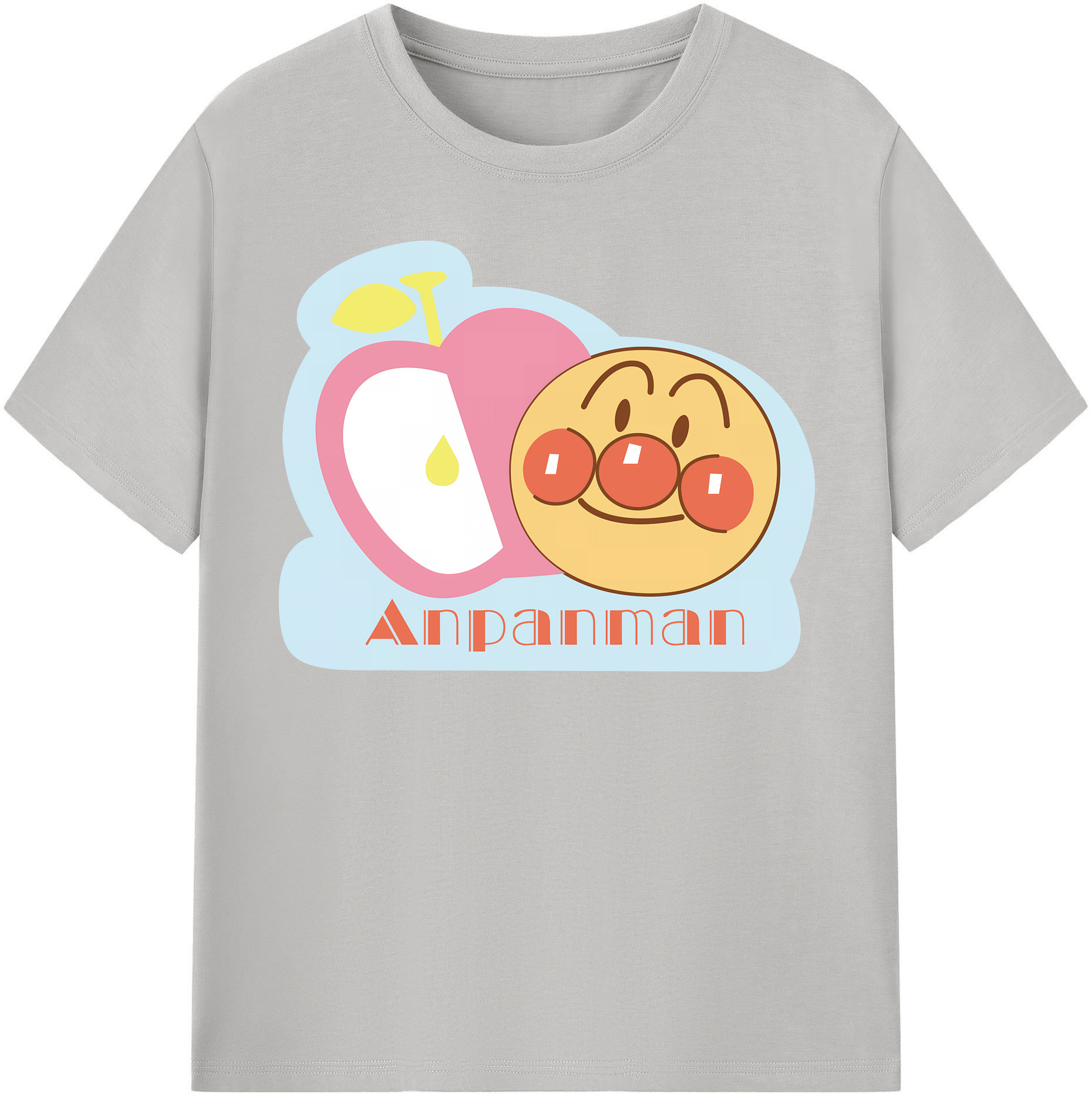 （画像用） アンパンマン Anpanman 綿100％半袖Tシャツ（フロントプリント）