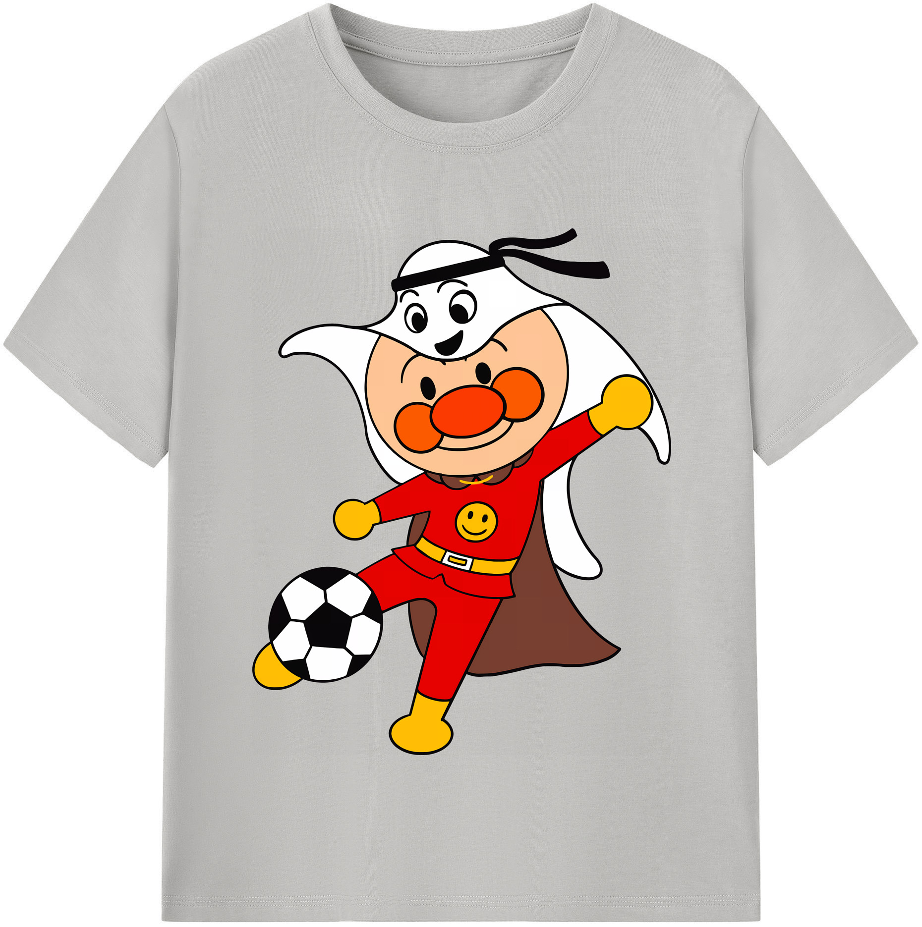 （画像用） アンパンマン Anpanman 綿100％半袖Tシャツ（フロントプリント）