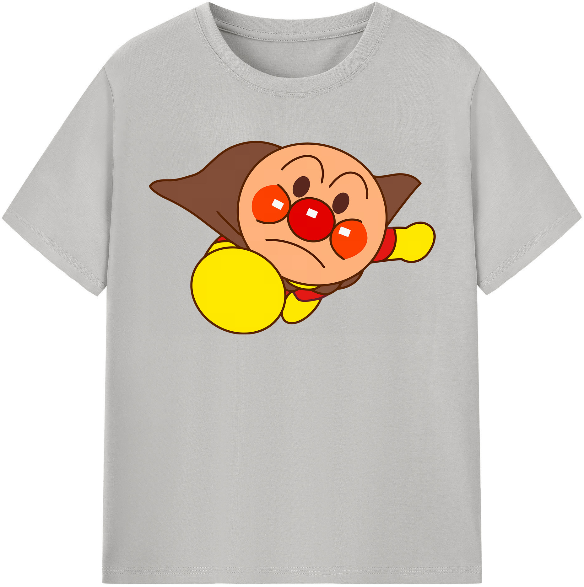 （画像用） アンパンマン Anpanman 綿100％半袖Tシャツ（フロントプリント）