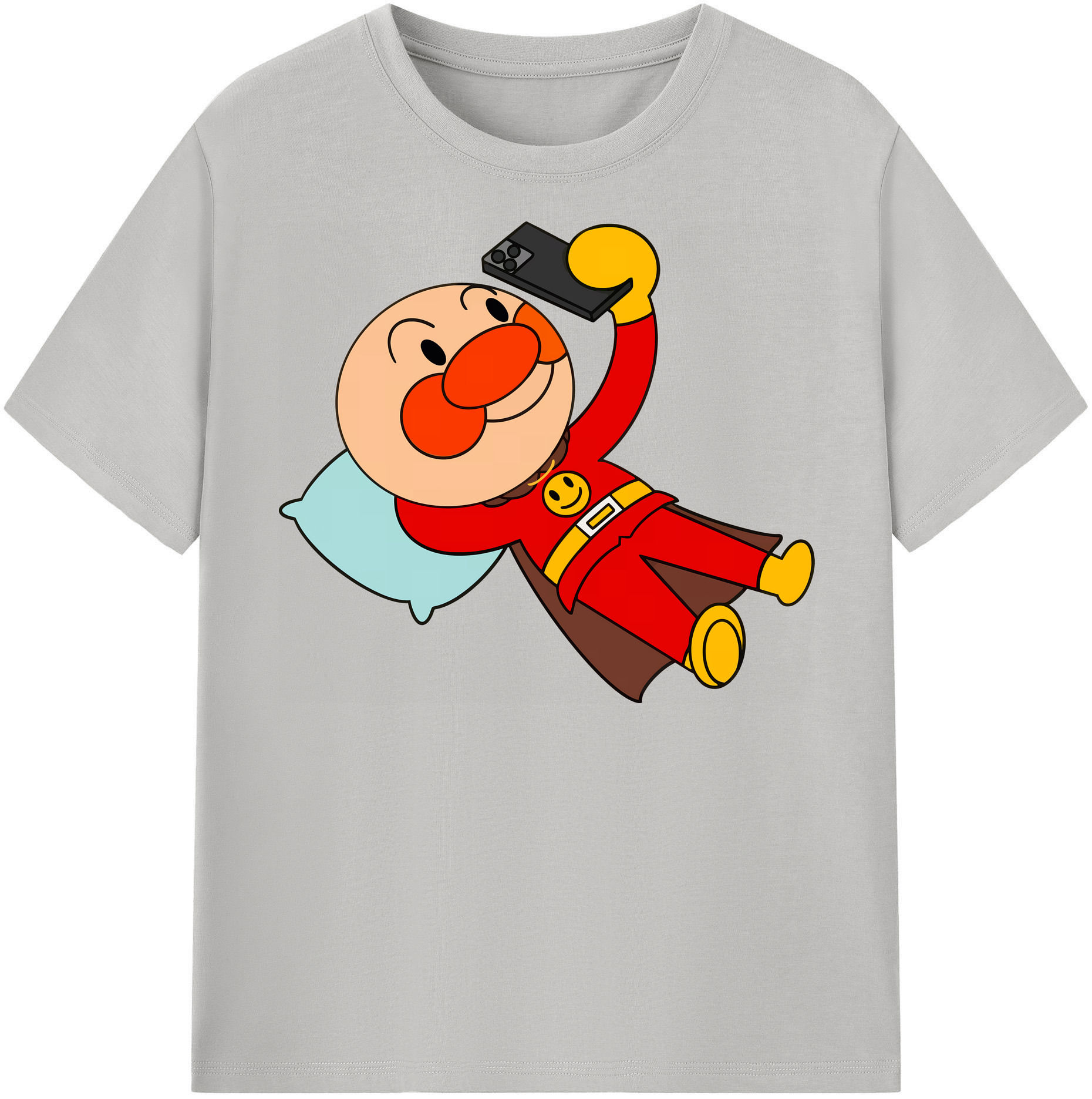 （画像用） アンパンマン Anpanman 綿100％半袖Tシャツ（フロントプリント）