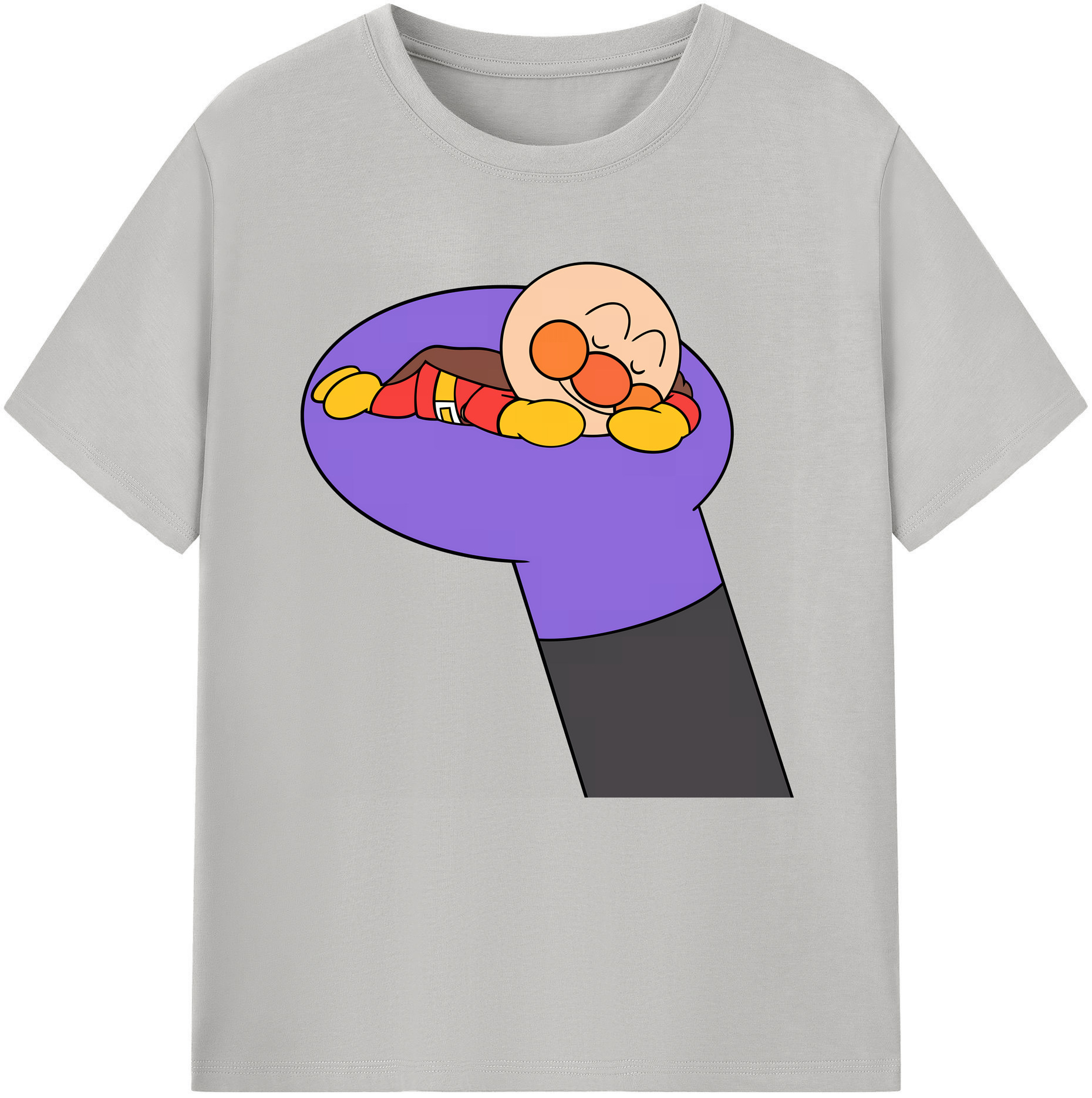 （画像用） アンパンマン Anpanman 綿100％半袖Tシャツ（フロントプリント）
