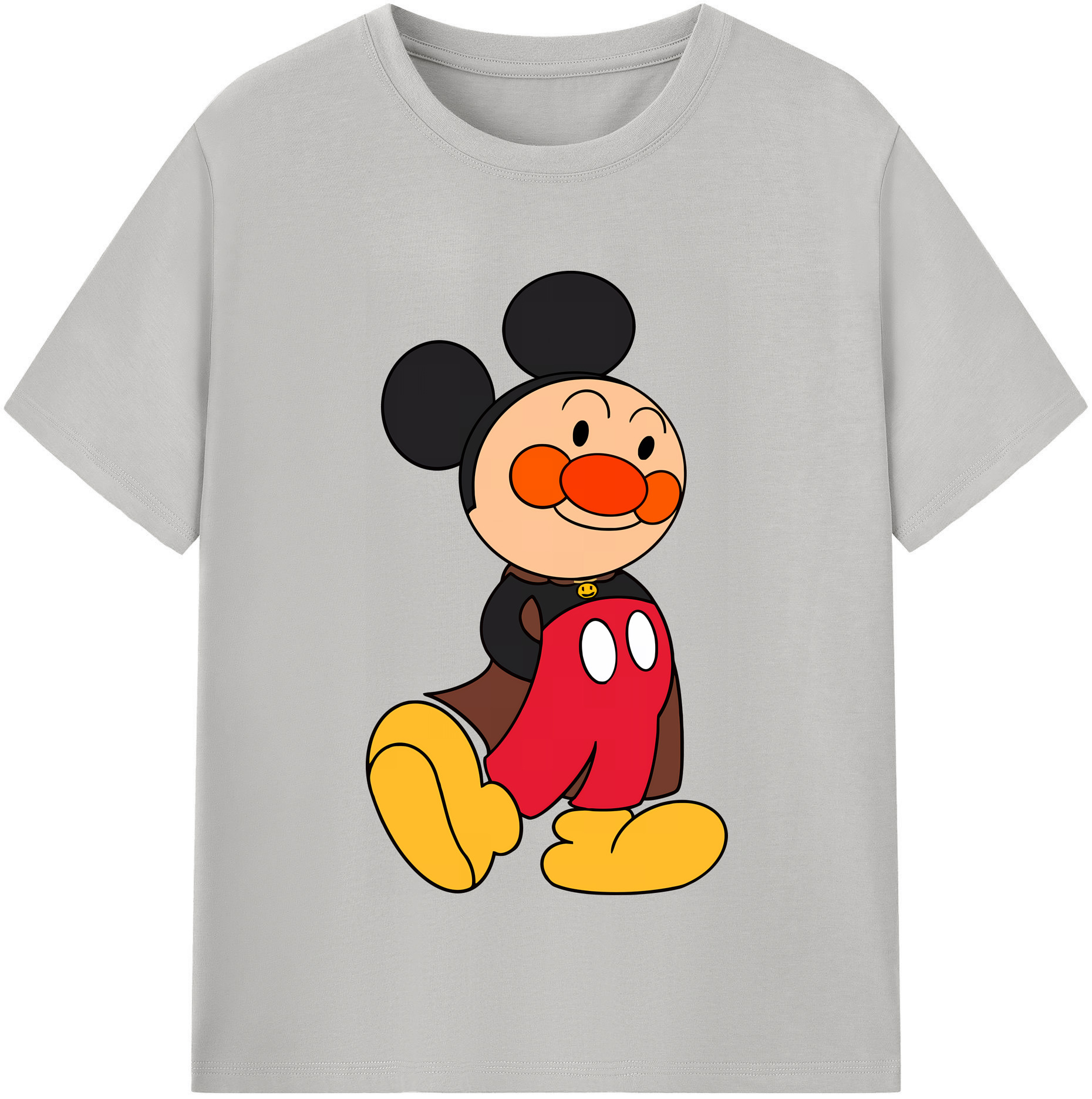 （画像用） アンパンマン Anpanman 綿100％半袖Tシャツ（フロントプリント）