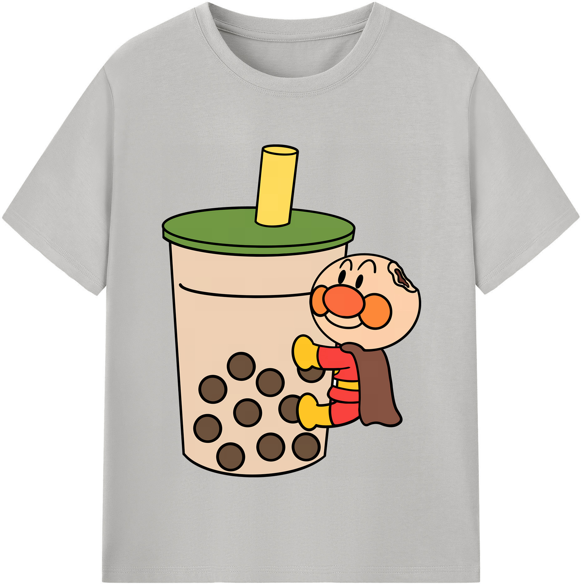 （画像用） アンパンマン Anpanman 綿100％半袖Tシャツ（フロントプリント）