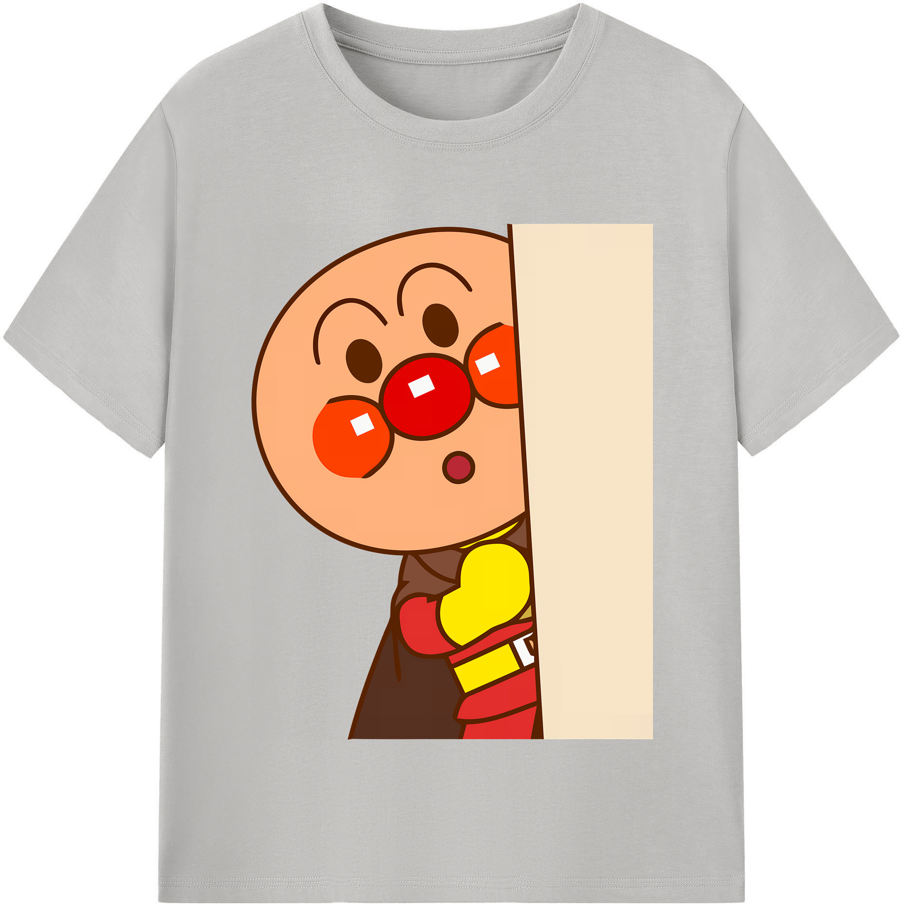 （画像用） アンパンマン Anpanman 綿100％半袖Tシャツ（フロントプリント）