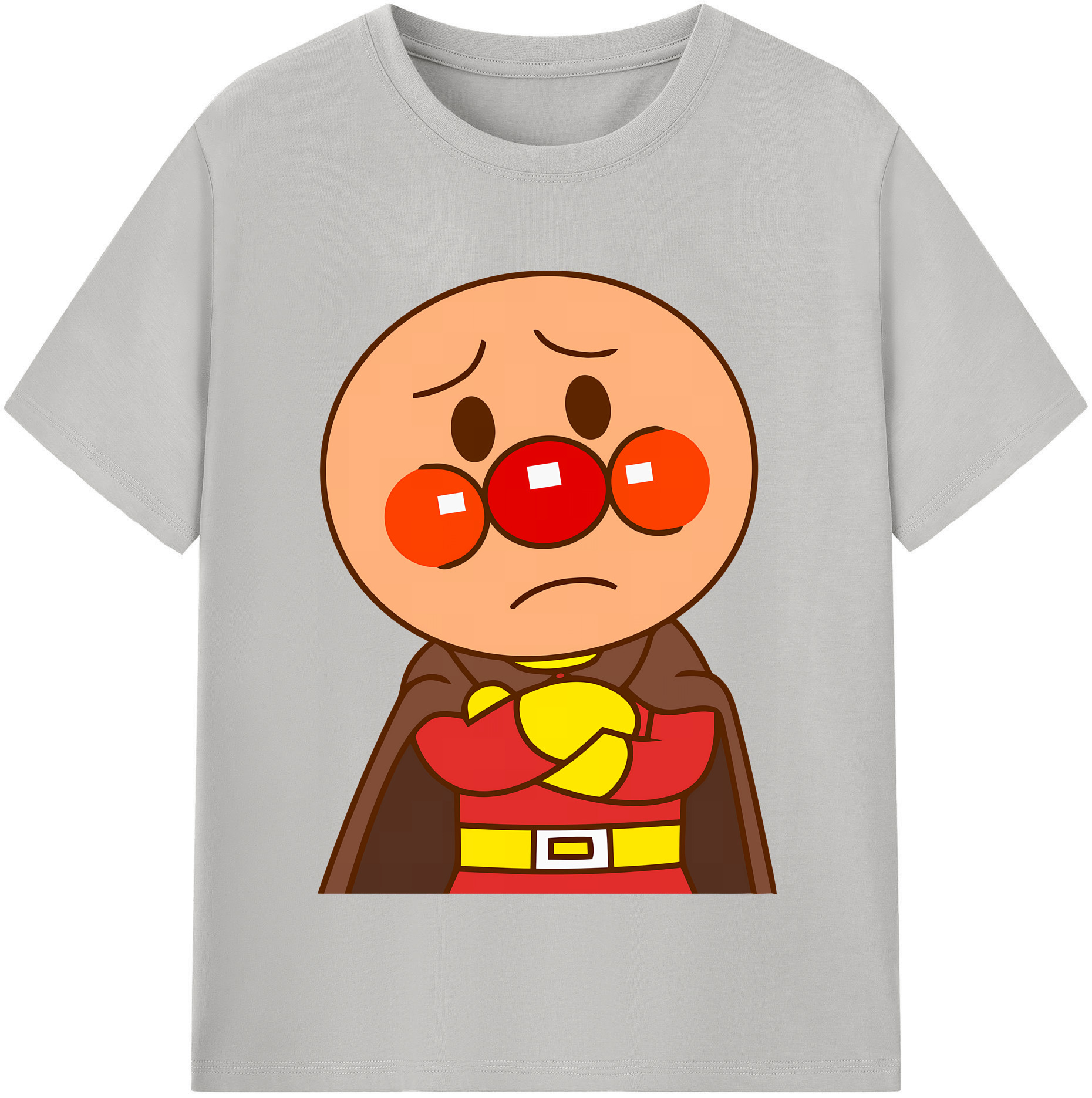 （画像用） アンパンマン Anpanman 綿100％半袖Tシャツ（フロントプリント）