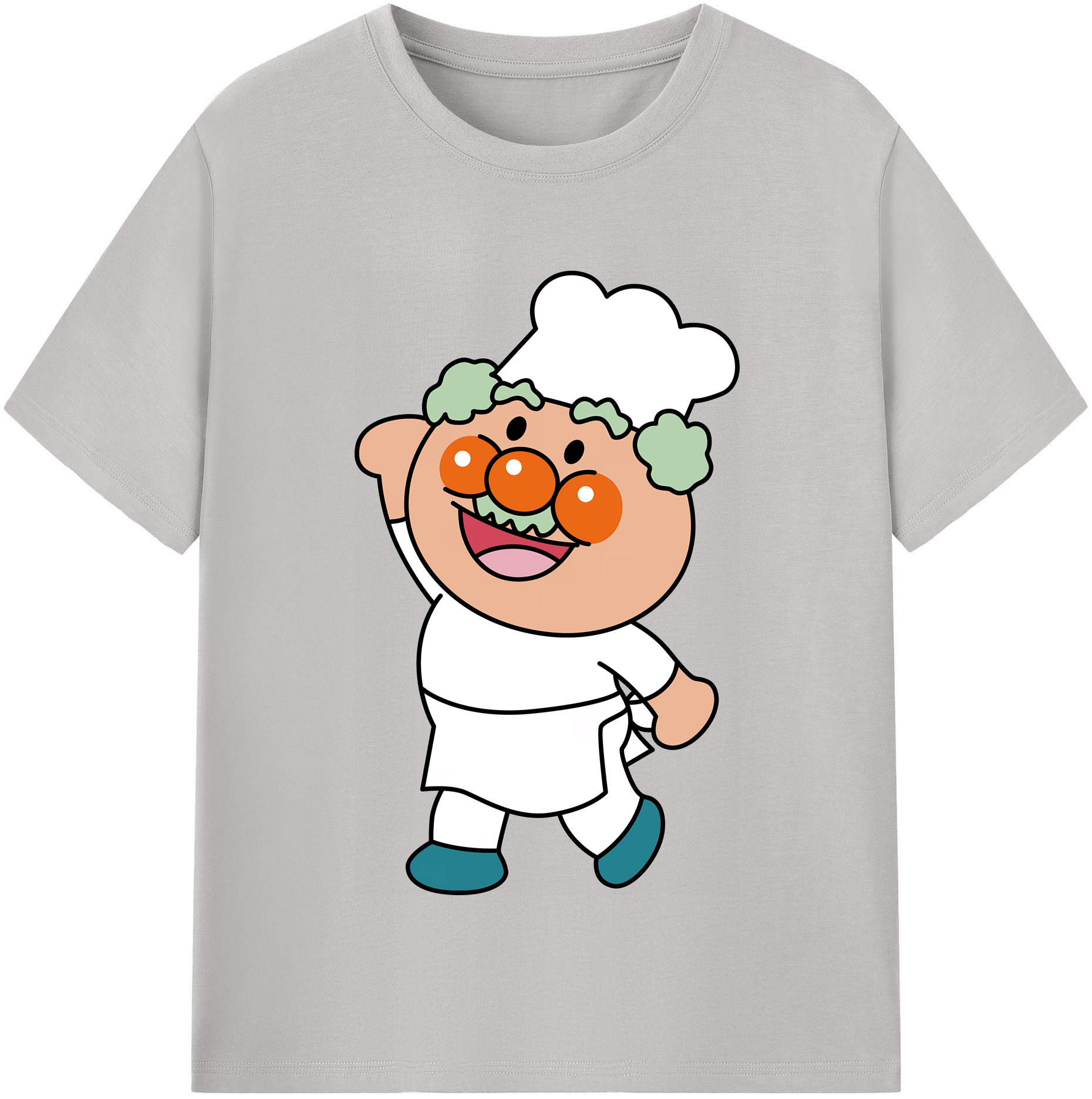 （画像用） アンパンマン Anpanman 綿100％半袖Tシャツ（フロントプリント）