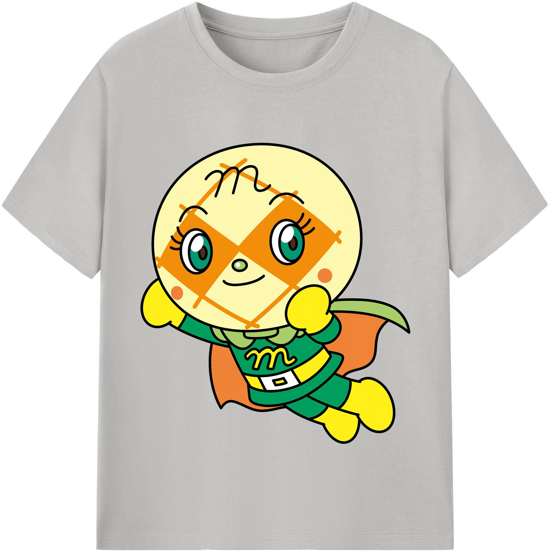 （画像用） アンパンマン Anpanman 綿100％半袖Tシャツ（フロントプリント）