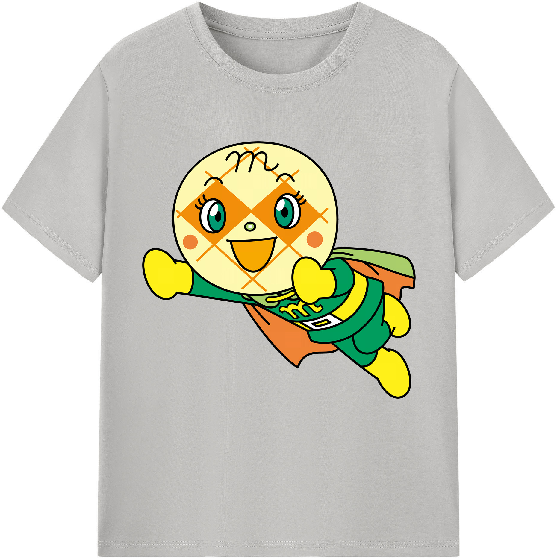 （画像用） アンパンマン Anpanman 綿100％半袖Tシャツ（フロントプリント）