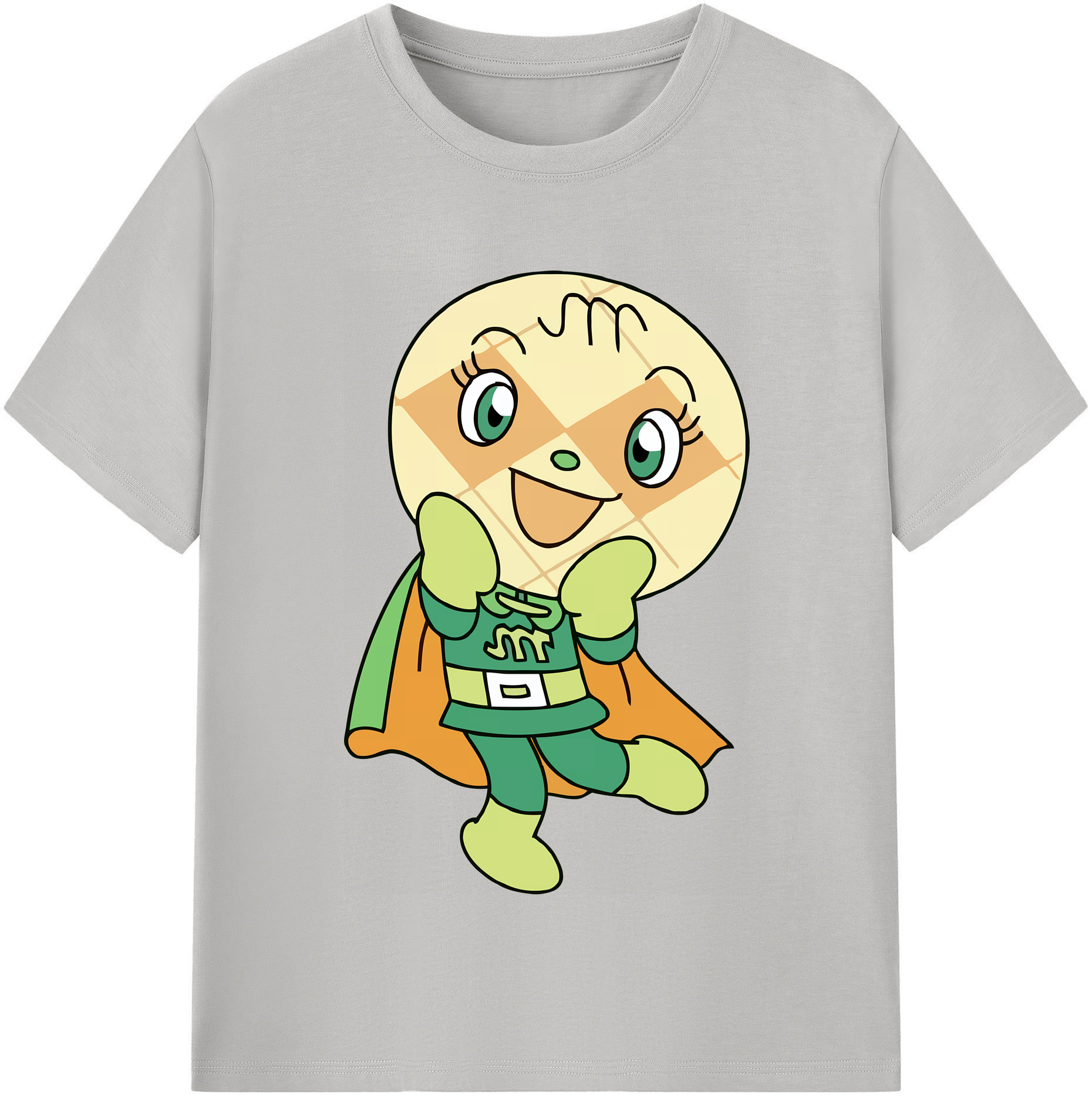 （画像用） アンパンマン Anpanman 綿100％半袖Tシャツ（フロントプリント）