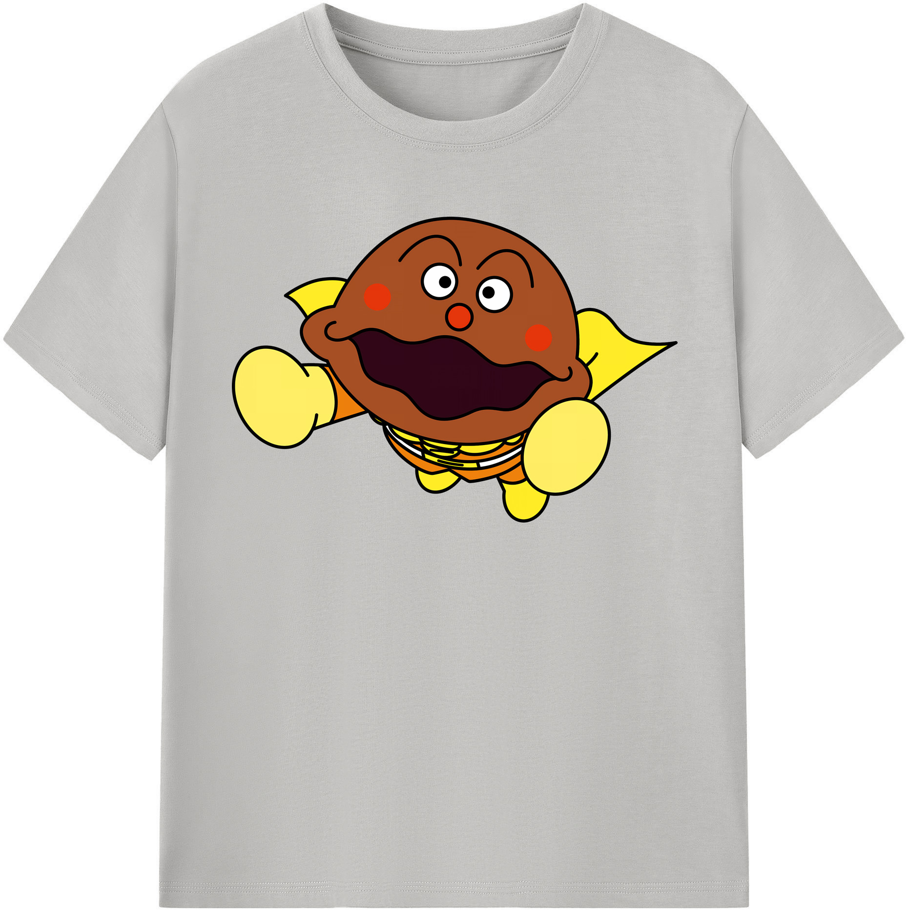 （画像用） アンパンマン Anpanman 綿100％半袖Tシャツ（フロントプリント）