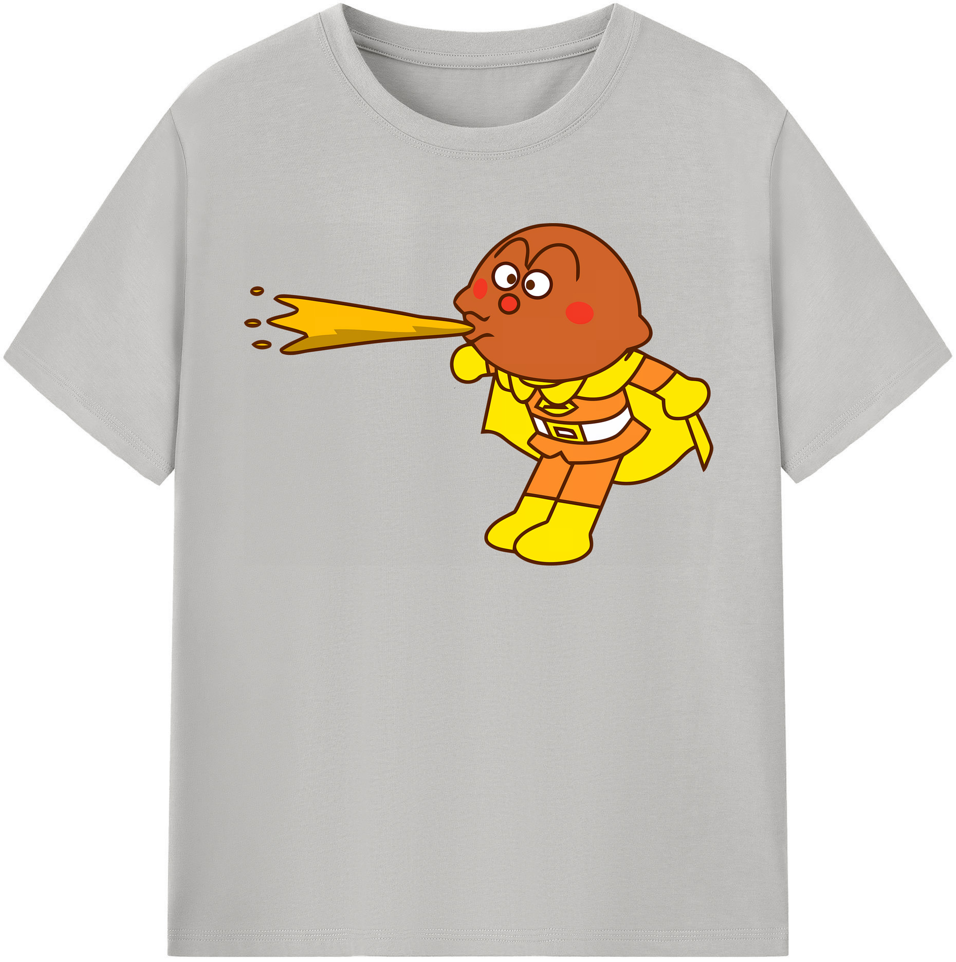 （画像用） アンパンマン Anpanman 綿100％半袖Tシャツ（フロントプリント）