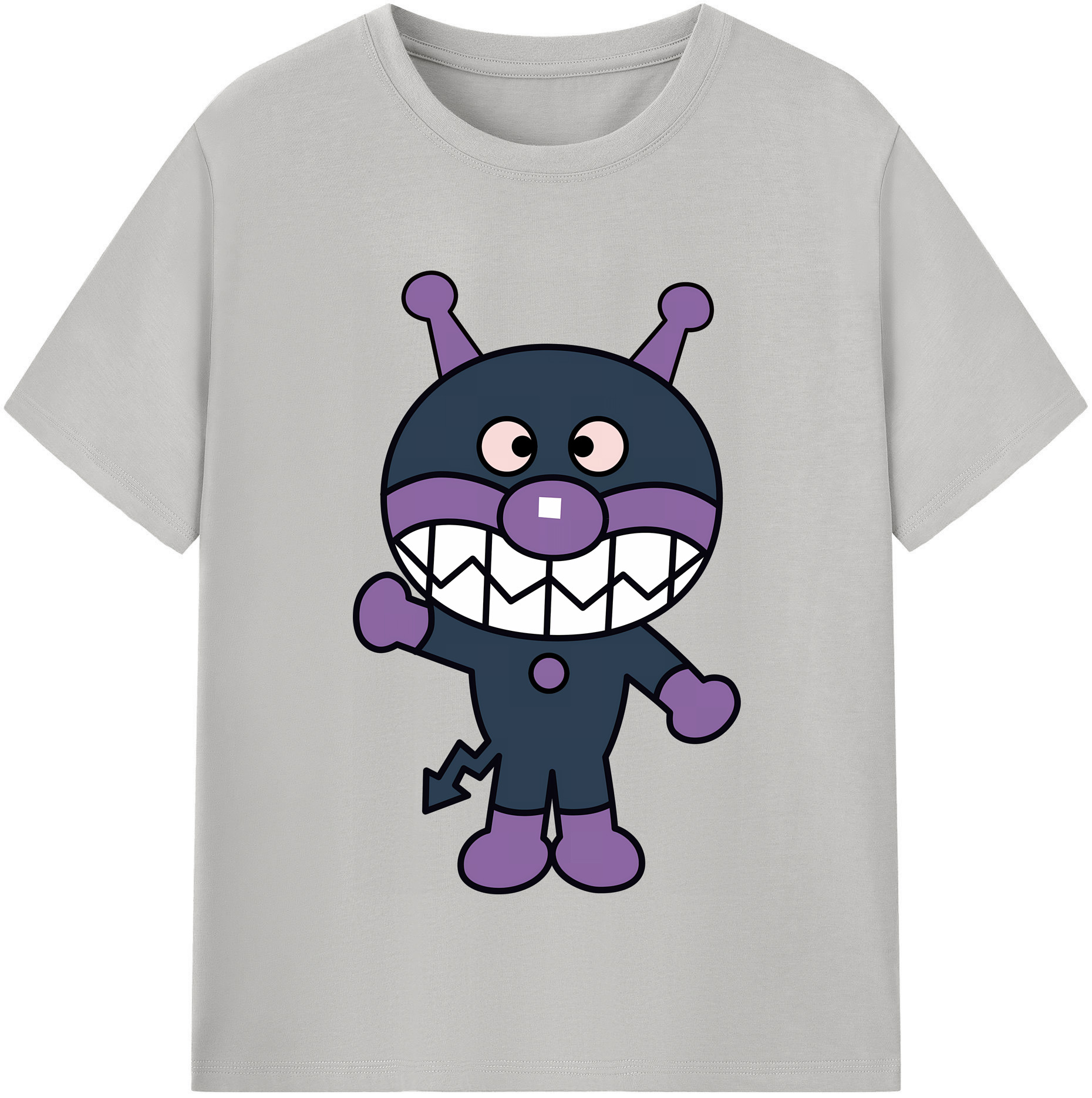 （画像用） アンパンマン Anpanman 綿100％半袖Tシャツ（フロントプリント）