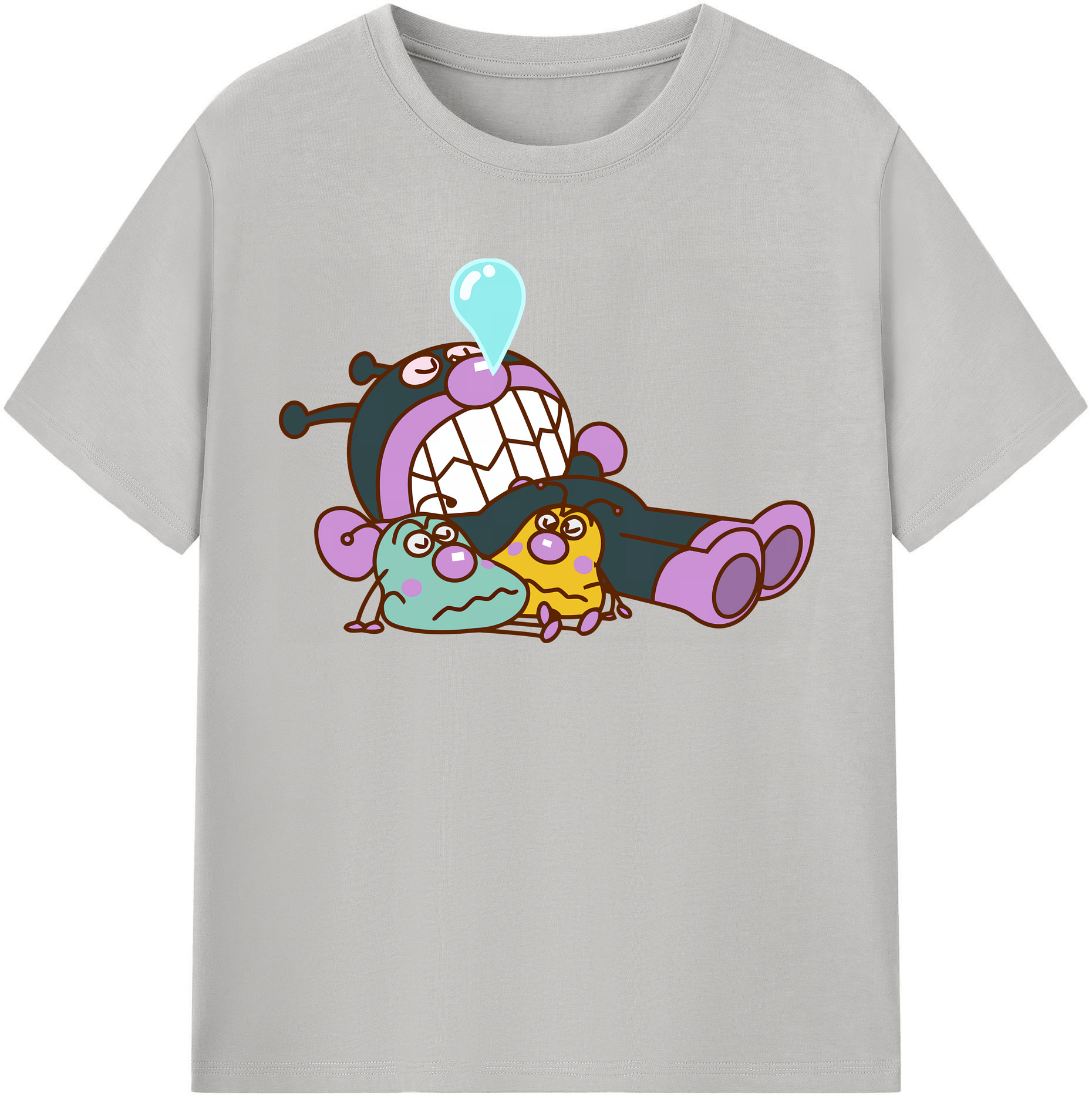（画像用） アンパンマン Anpanman 綿100％半袖Tシャツ（フロントプリント）