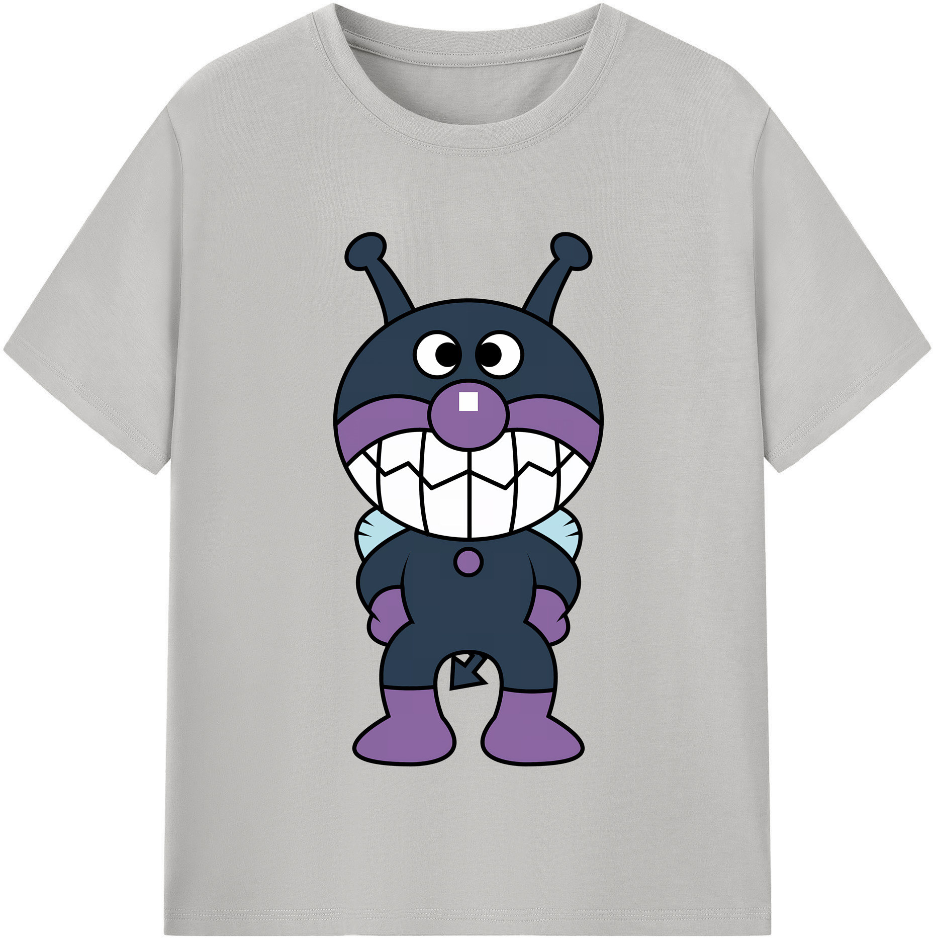 （画像用） アンパンマン Anpanman 綿100％半袖Tシャツ（フロントプリント）