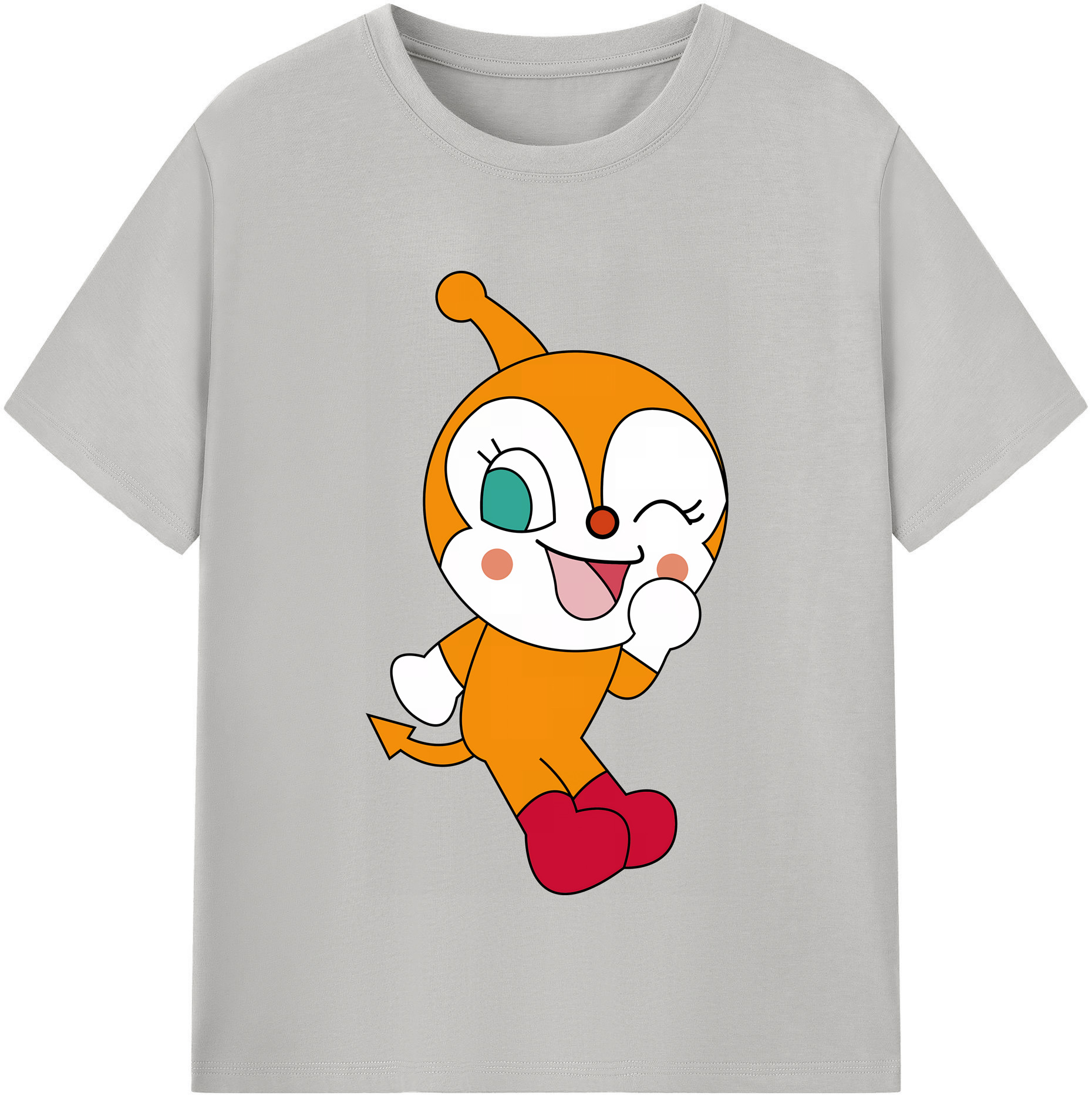 （画像用） アンパンマン Anpanman 綿100％半袖Tシャツ（フロントプリント）