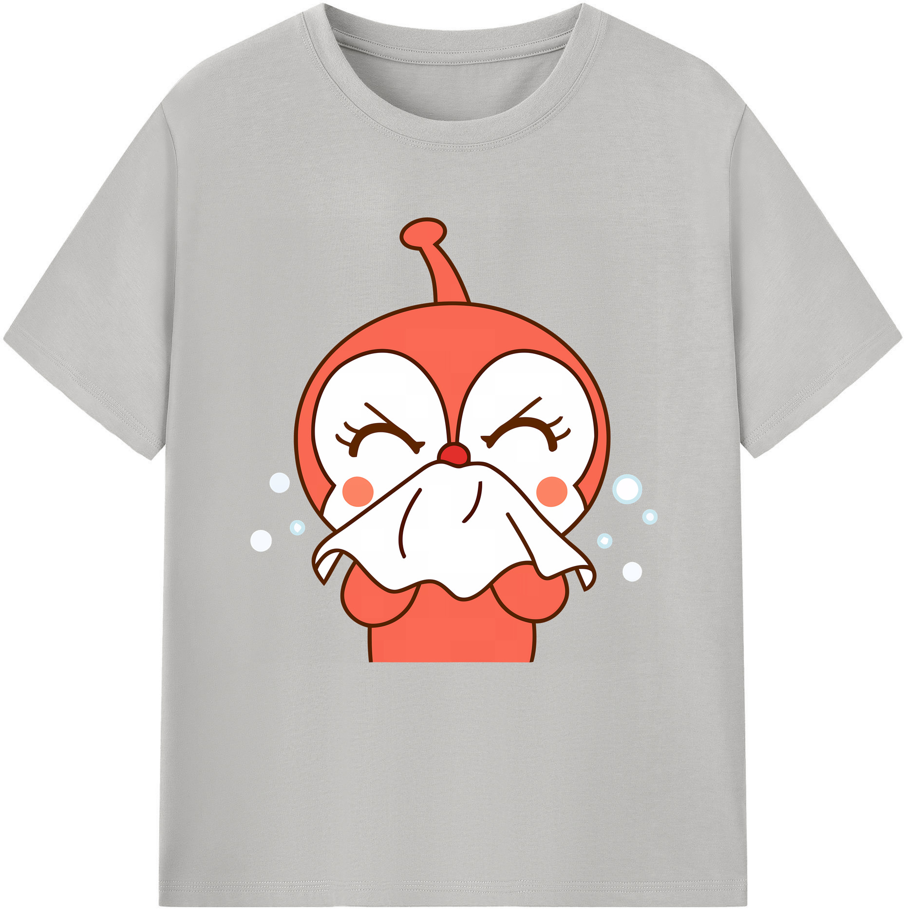 （画像用） アンパンマン Anpanman 綿100％半袖Tシャツ（フロントプリント）