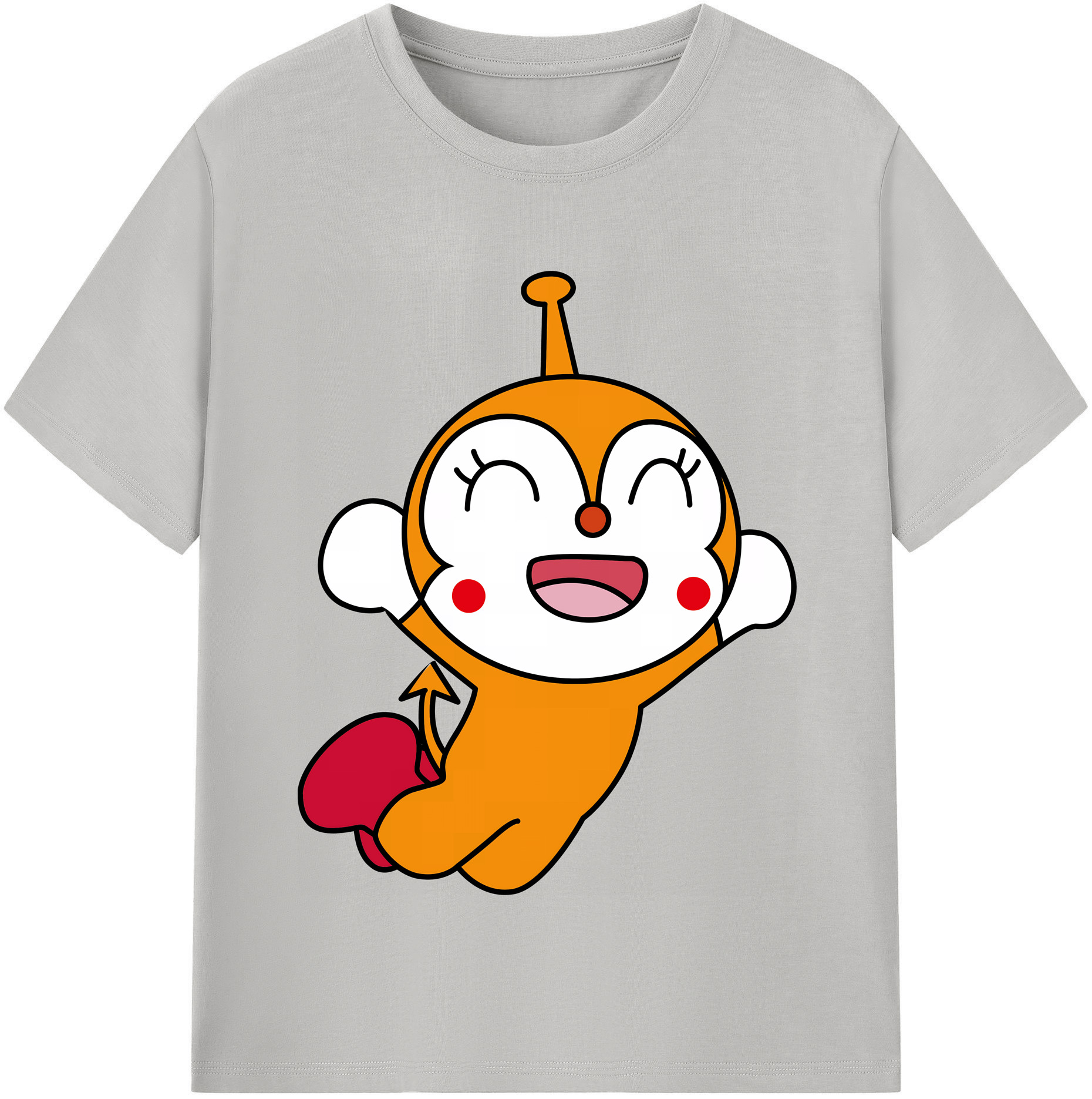 （画像用） アンパンマン Anpanman 綿100％半袖Tシャツ（フロントプリント）