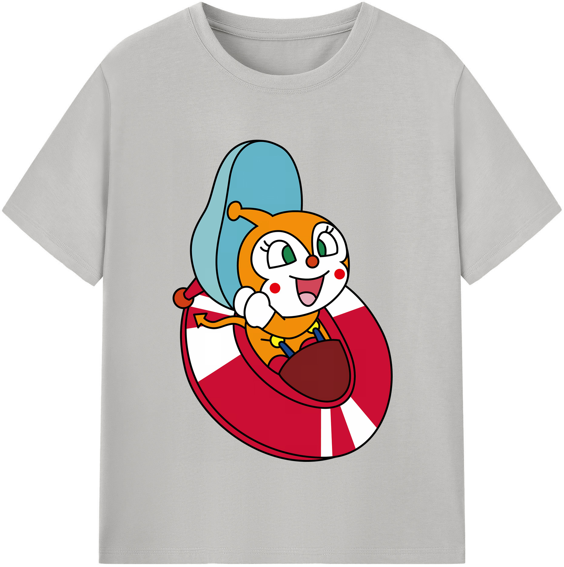 （画像用） アンパンマン Anpanman 綿100％半袖Tシャツ（フロントプリント）