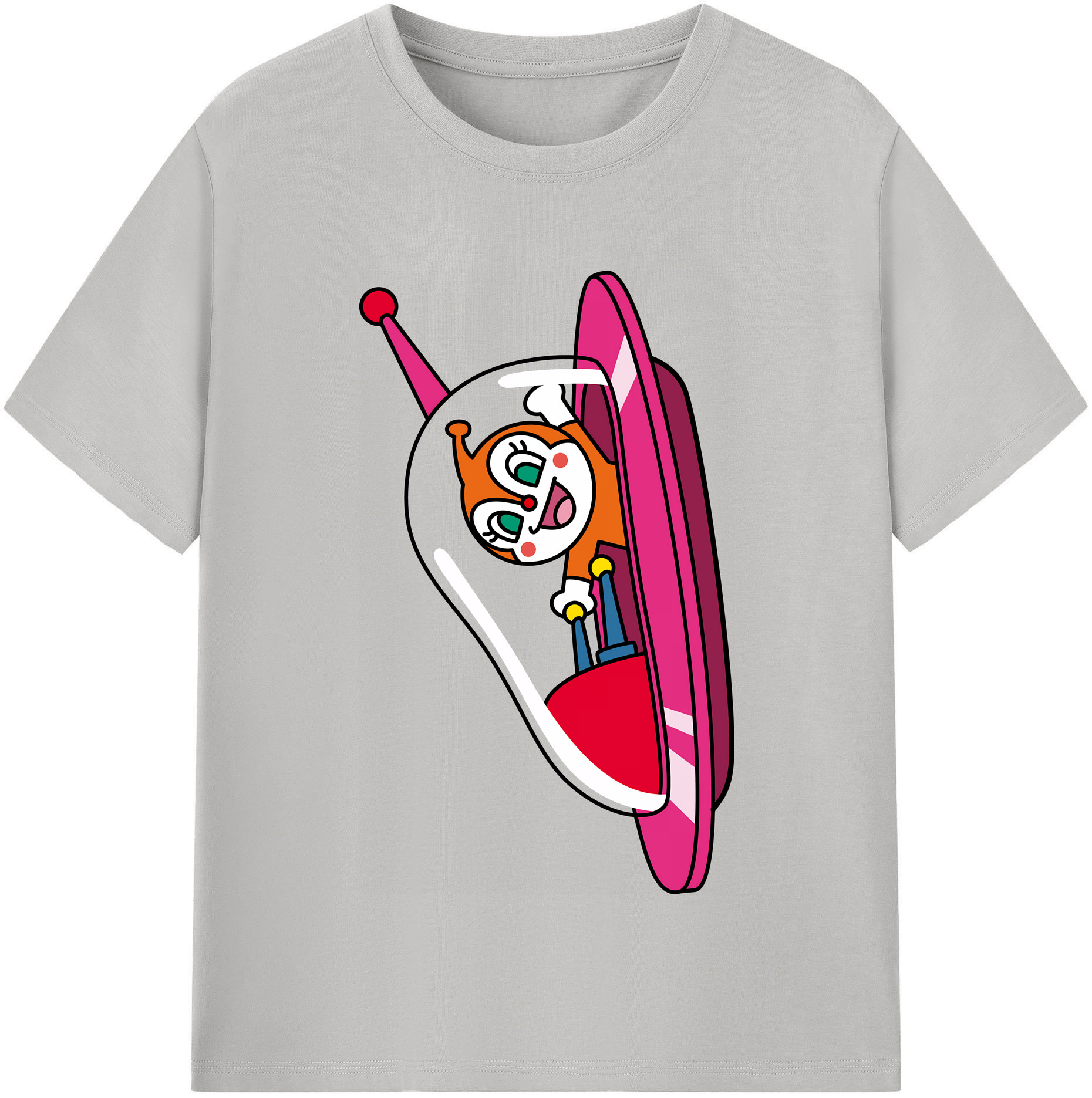 （画像用） アンパンマン Anpanman 綿100％半袖Tシャツ（フロントプリント）
