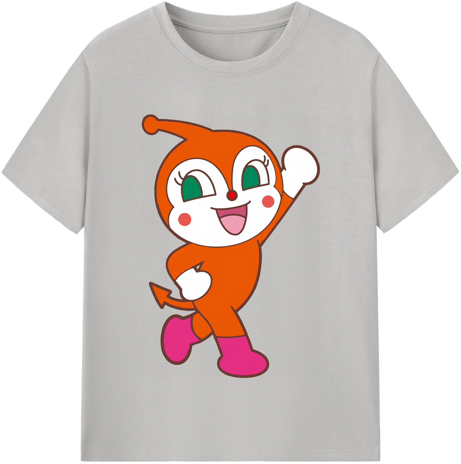 （画像用） アンパンマン Anpanman 綿100％半袖Tシャツ（フロントプリント）