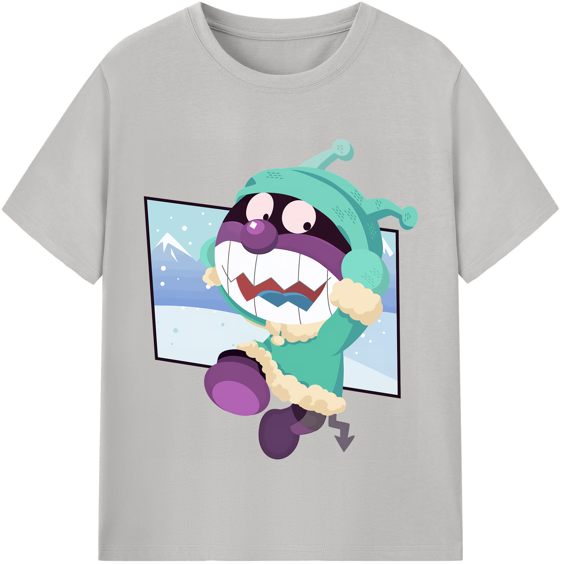（画像用） アンパンマン Anpanman 綿100％半袖Tシャツ（フロントプリント）