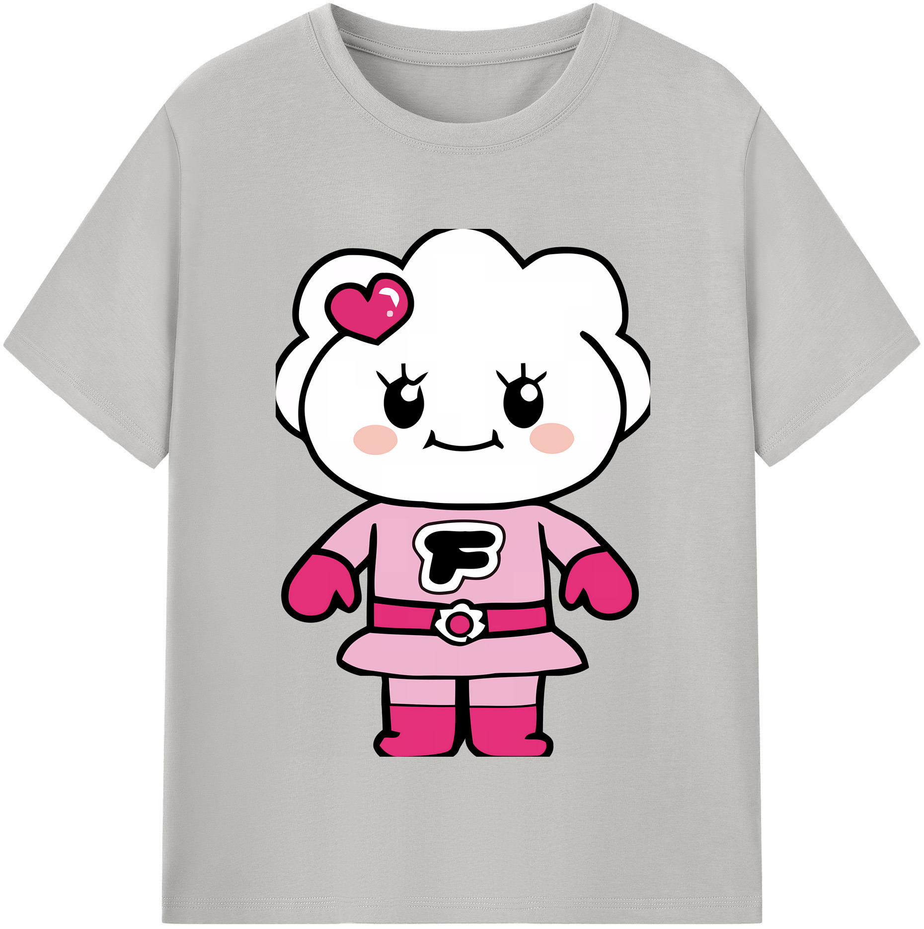 （画像用） アンパンマン Anpanman 綿100％半袖Tシャツ（フロントプリント）