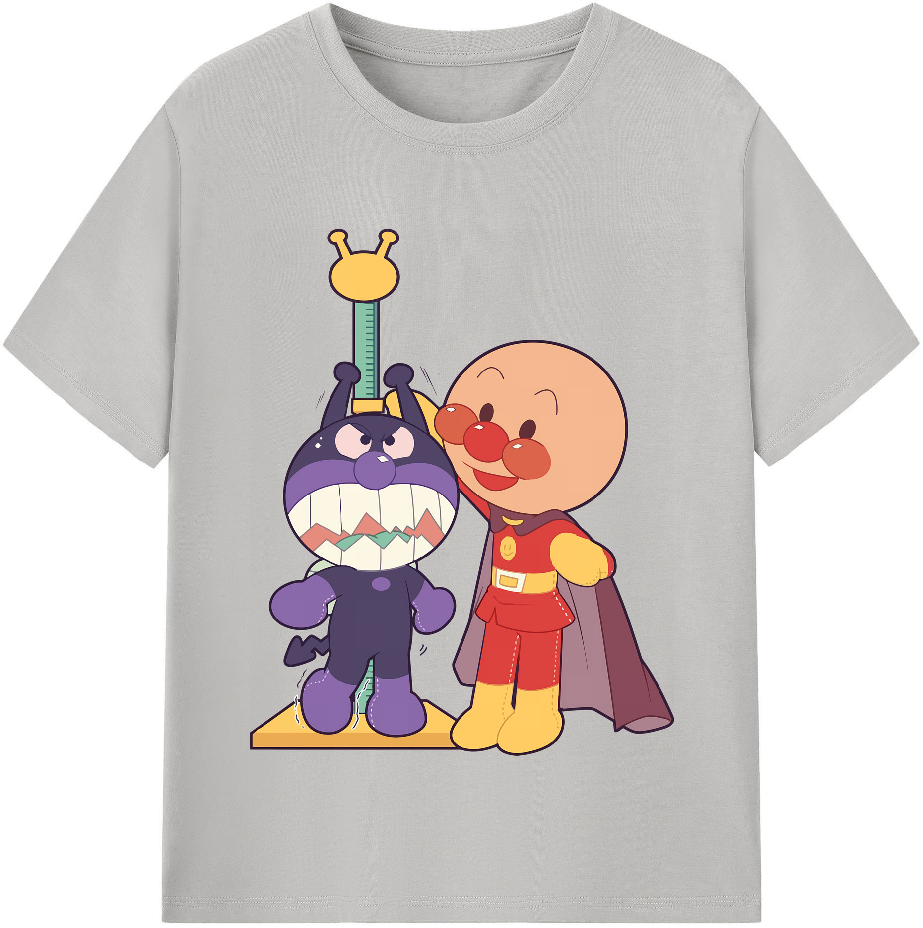 （画像用） アンパンマン Anpanman 綿100％半袖Tシャツ（フロントプリント）
