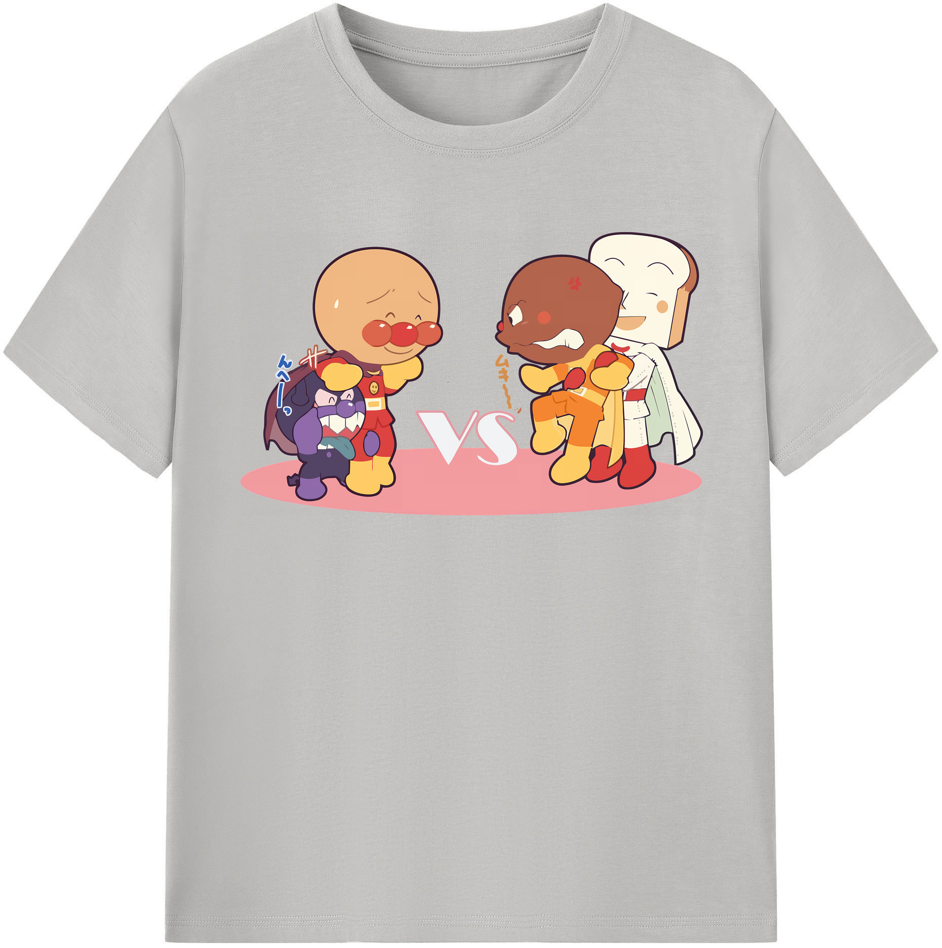 （画像用） アンパンマン Anpanman 綿100％半袖Tシャツ（フロントプリント）