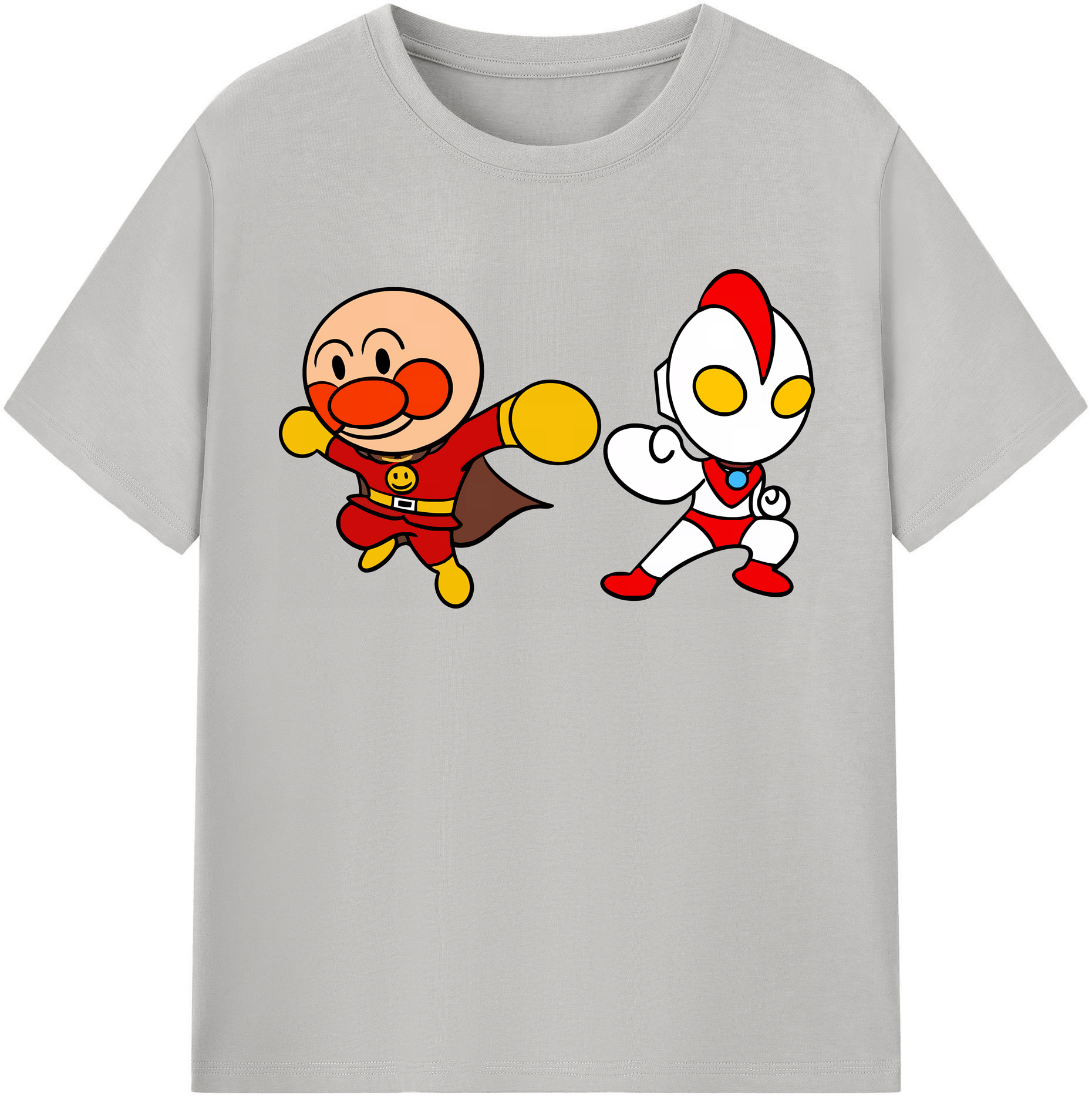 （画像用） アンパンマン Anpanman 綿100％半袖Tシャツ（フロントプリント）