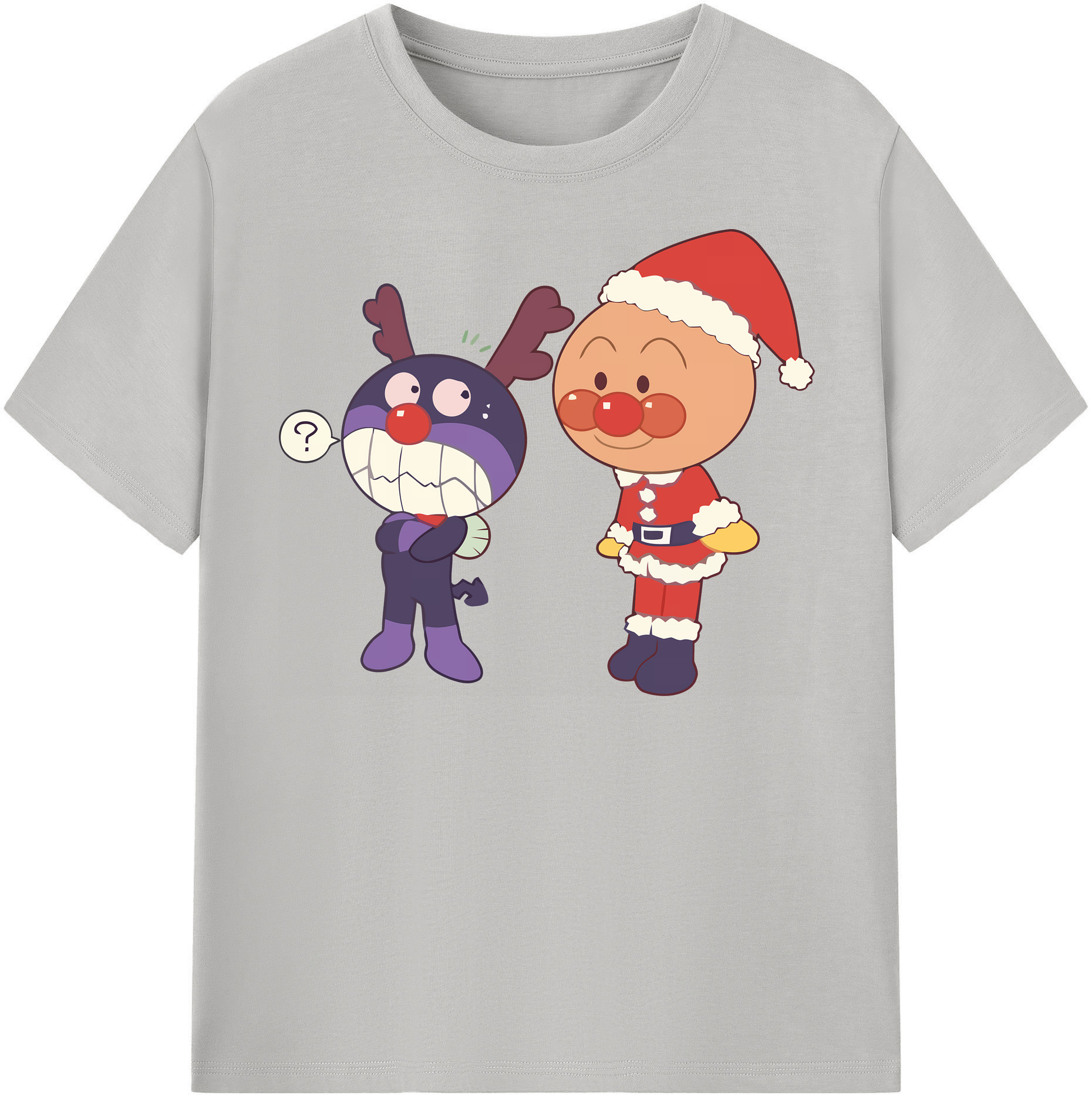（画像用） アンパンマン Anpanman 綿100％半袖Tシャツ（フロントプリント）
