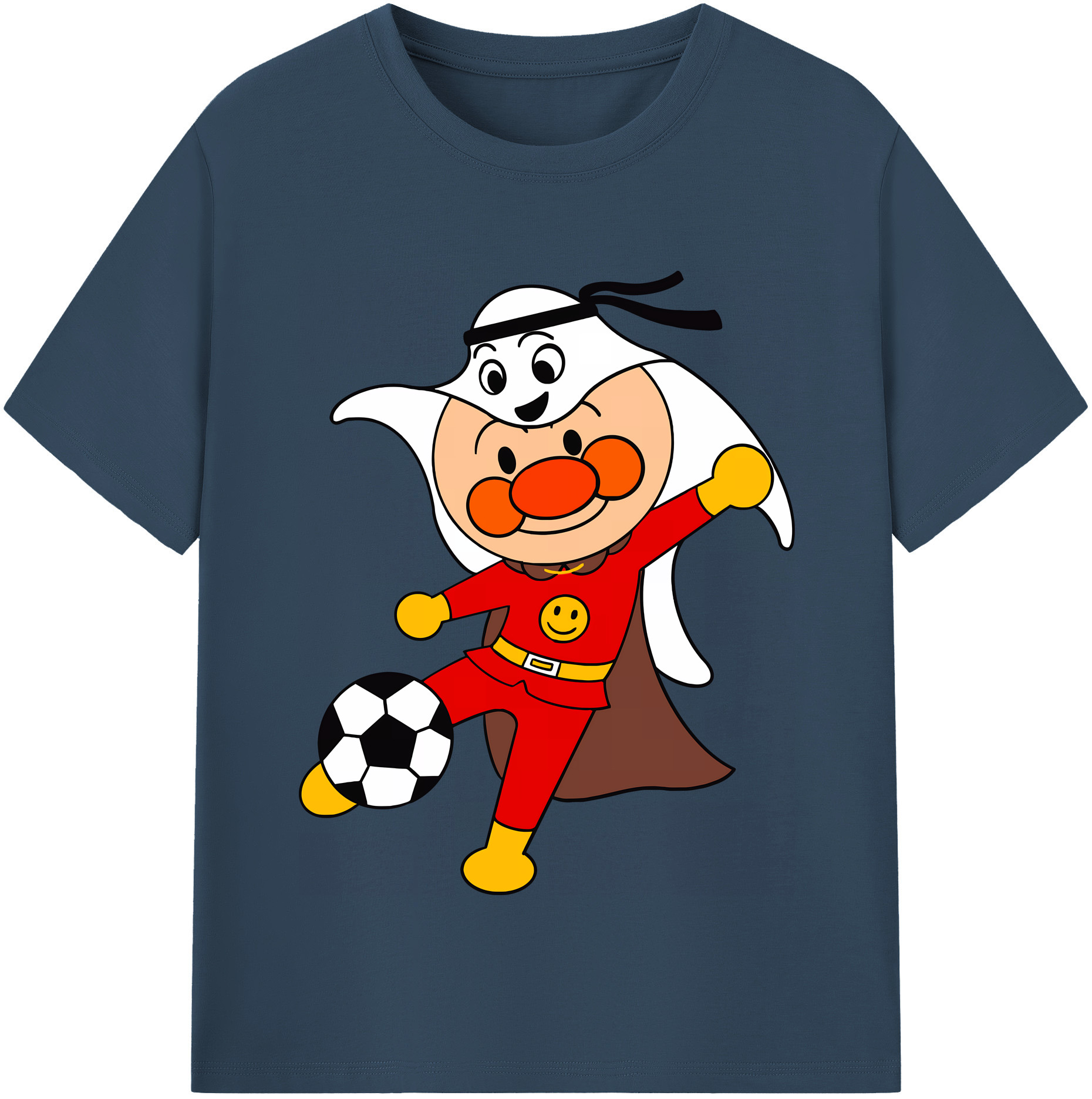 （画像用） アンパンマン Anpanman 綿100％半袖Tシャツ（フロントプリント）