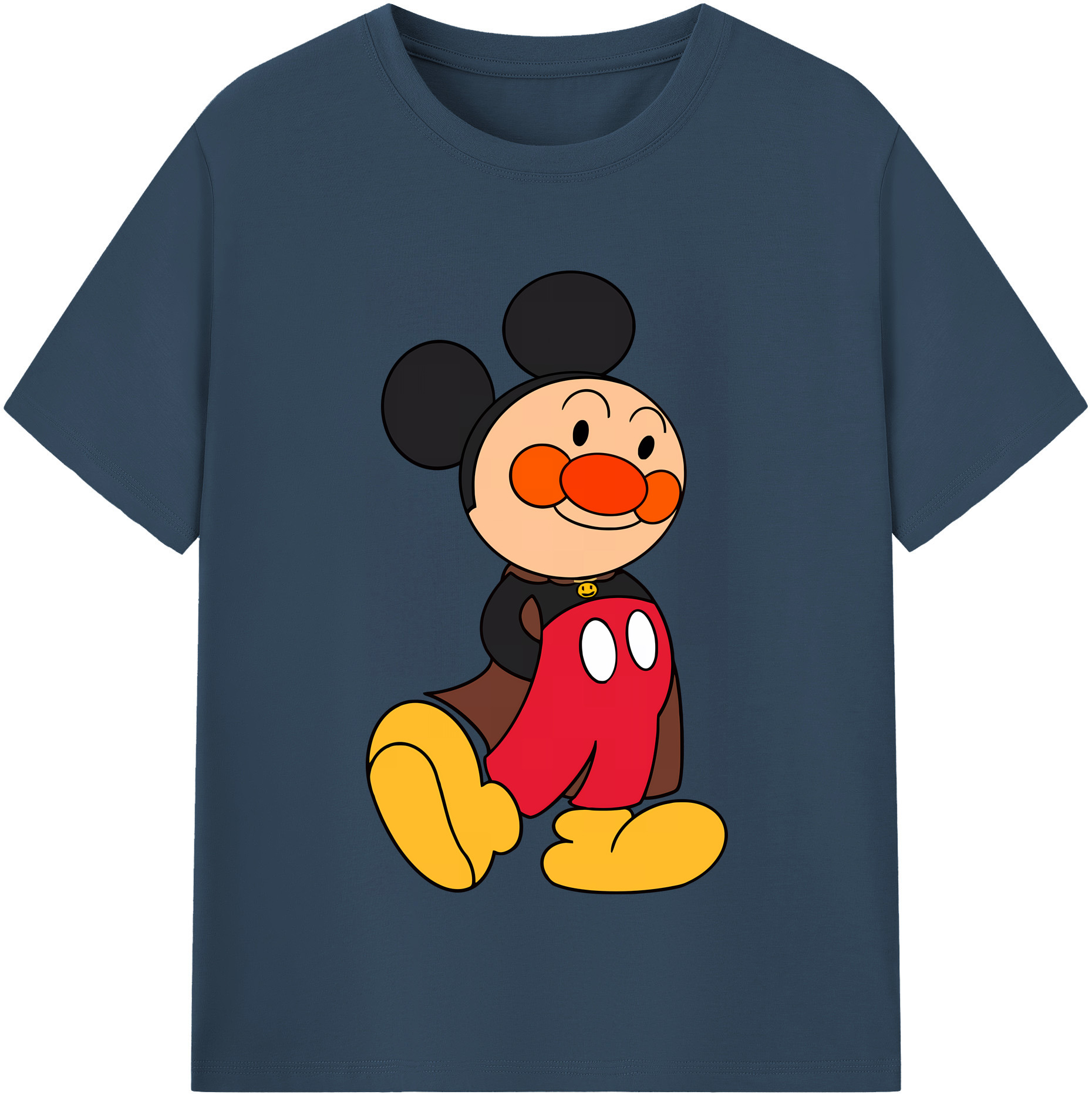 （画像用） アンパンマン Anpanman 綿100％半袖Tシャツ（フロントプリント）