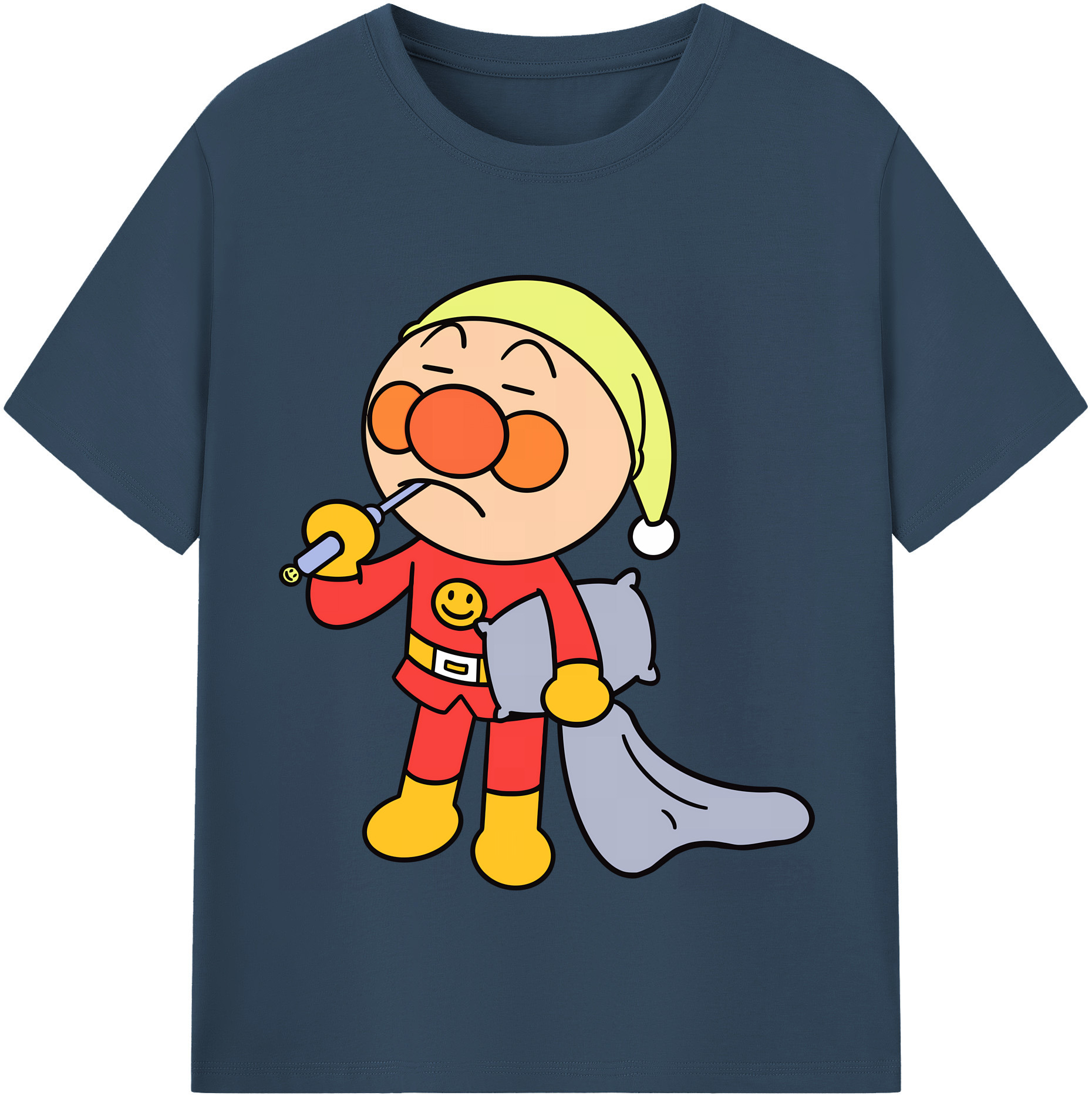 （画像用） アンパンマン Anpanman 綿100％半袖Tシャツ（フロントプリント）