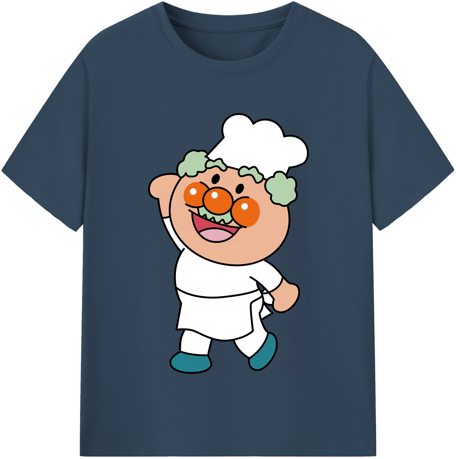 （画像用） アンパンマン Anpanman 綿100％半袖Tシャツ（フロントプリント）