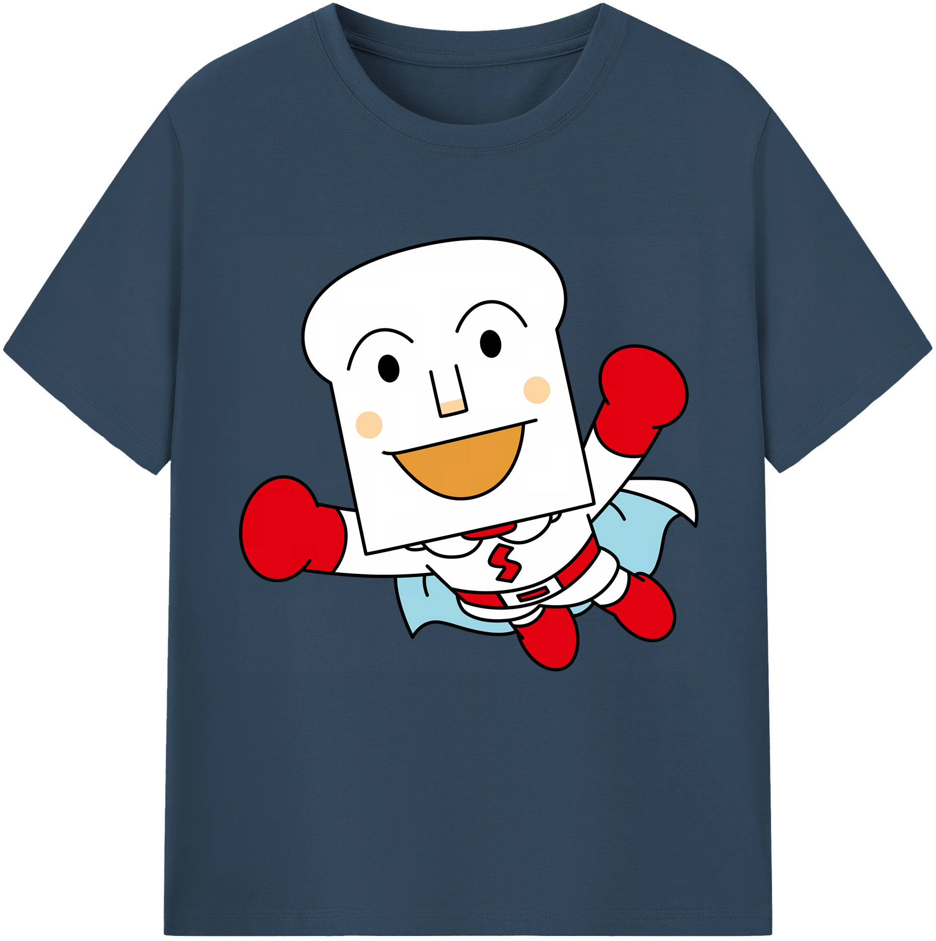 （画像用） アンパンマン Anpanman 綿100％半袖Tシャツ（フロントプリント）