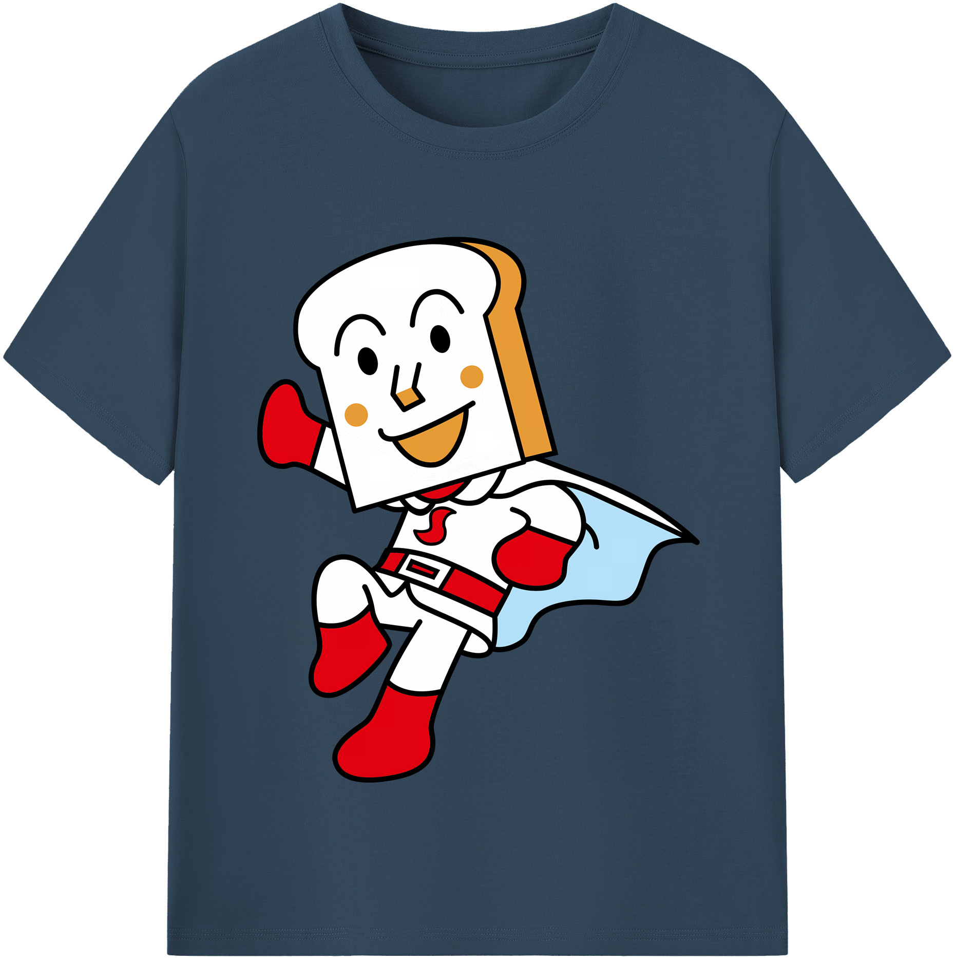 （画像用） アンパンマン Anpanman 綿100％半袖Tシャツ（フロントプリント）