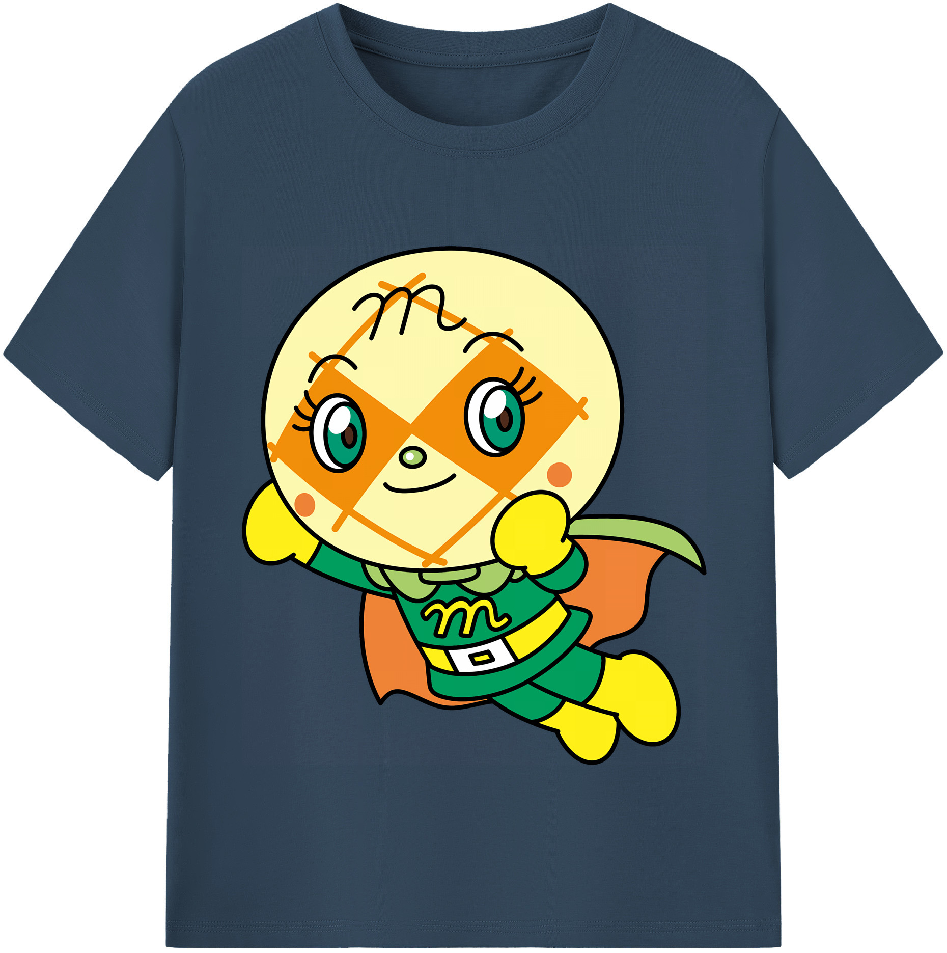 （画像用） アンパンマン Anpanman 綿100％半袖Tシャツ（フロントプリント）