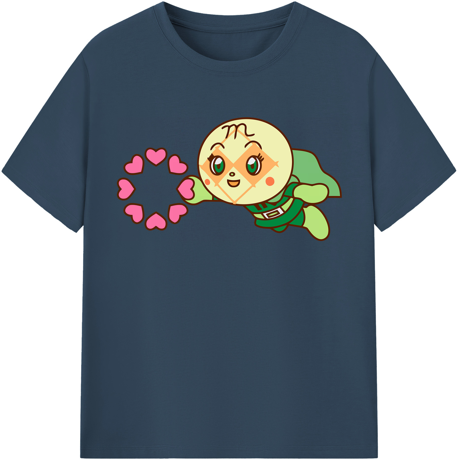 （画像用） アンパンマン Anpanman 綿100％半袖Tシャツ（フロントプリント）