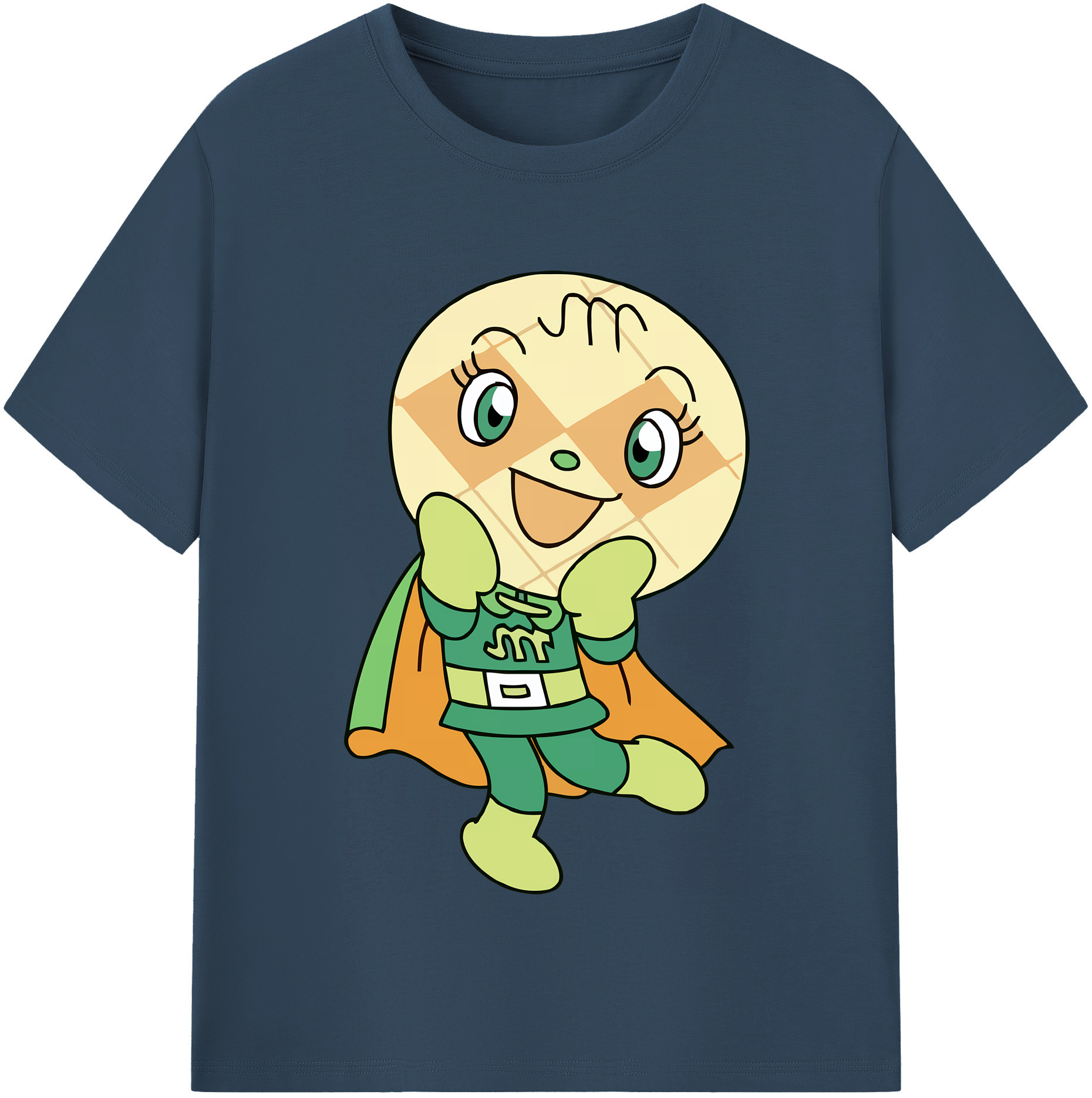 （画像用） アンパンマン Anpanman 綿100％半袖Tシャツ（フロントプリント）