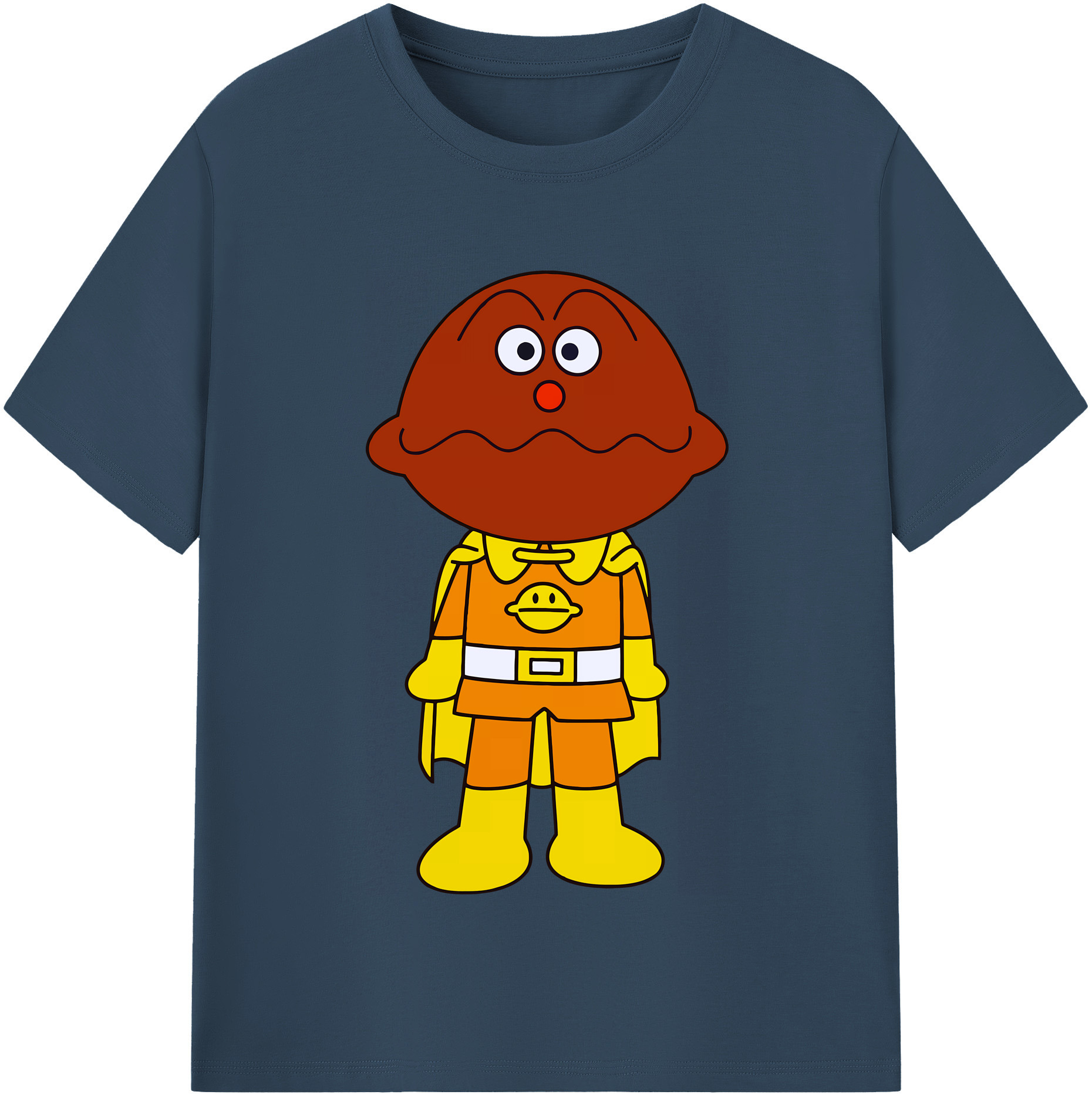 （画像用） アンパンマン Anpanman 綿100％半袖Tシャツ（フロントプリント）