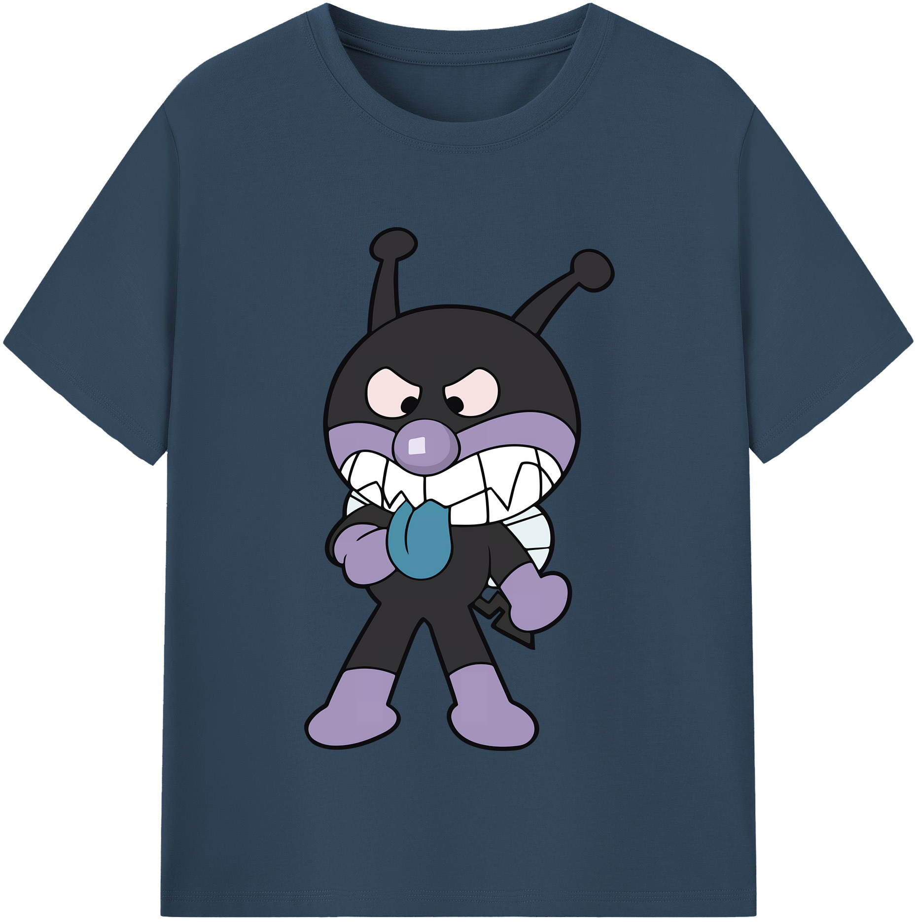 （画像用） アンパンマン Anpanman 綿100％半袖Tシャツ（フロントプリント）