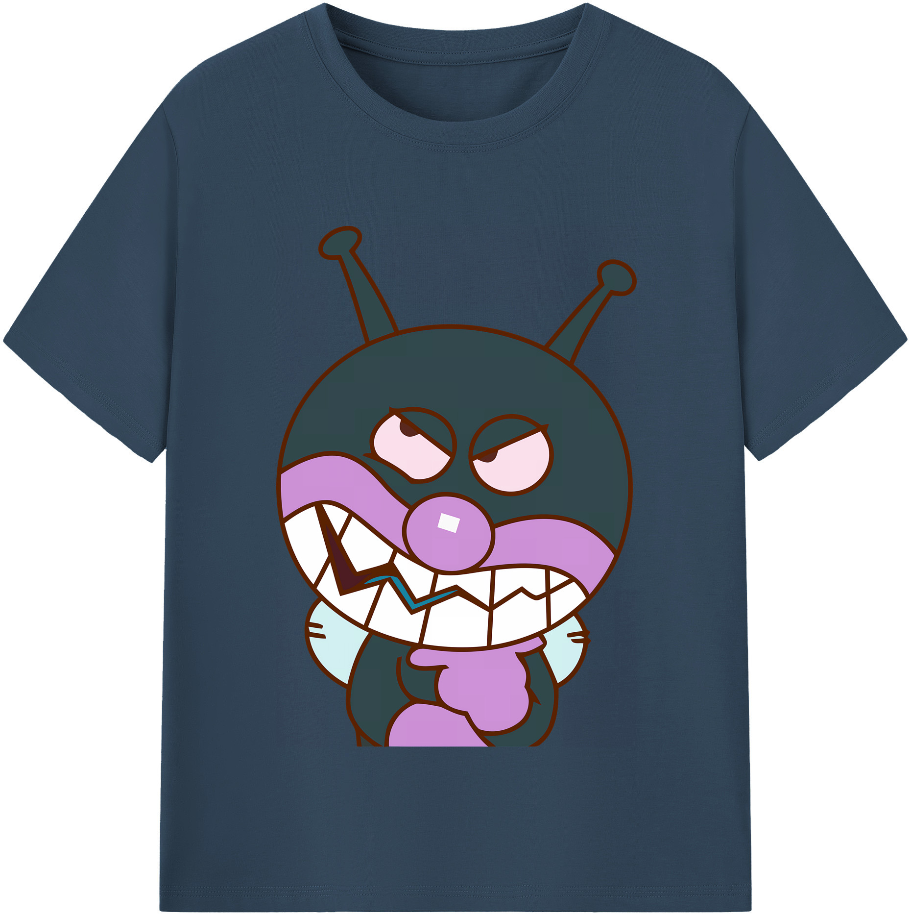 （画像用） アンパンマン Anpanman 綿100％半袖Tシャツ（フロントプリント）