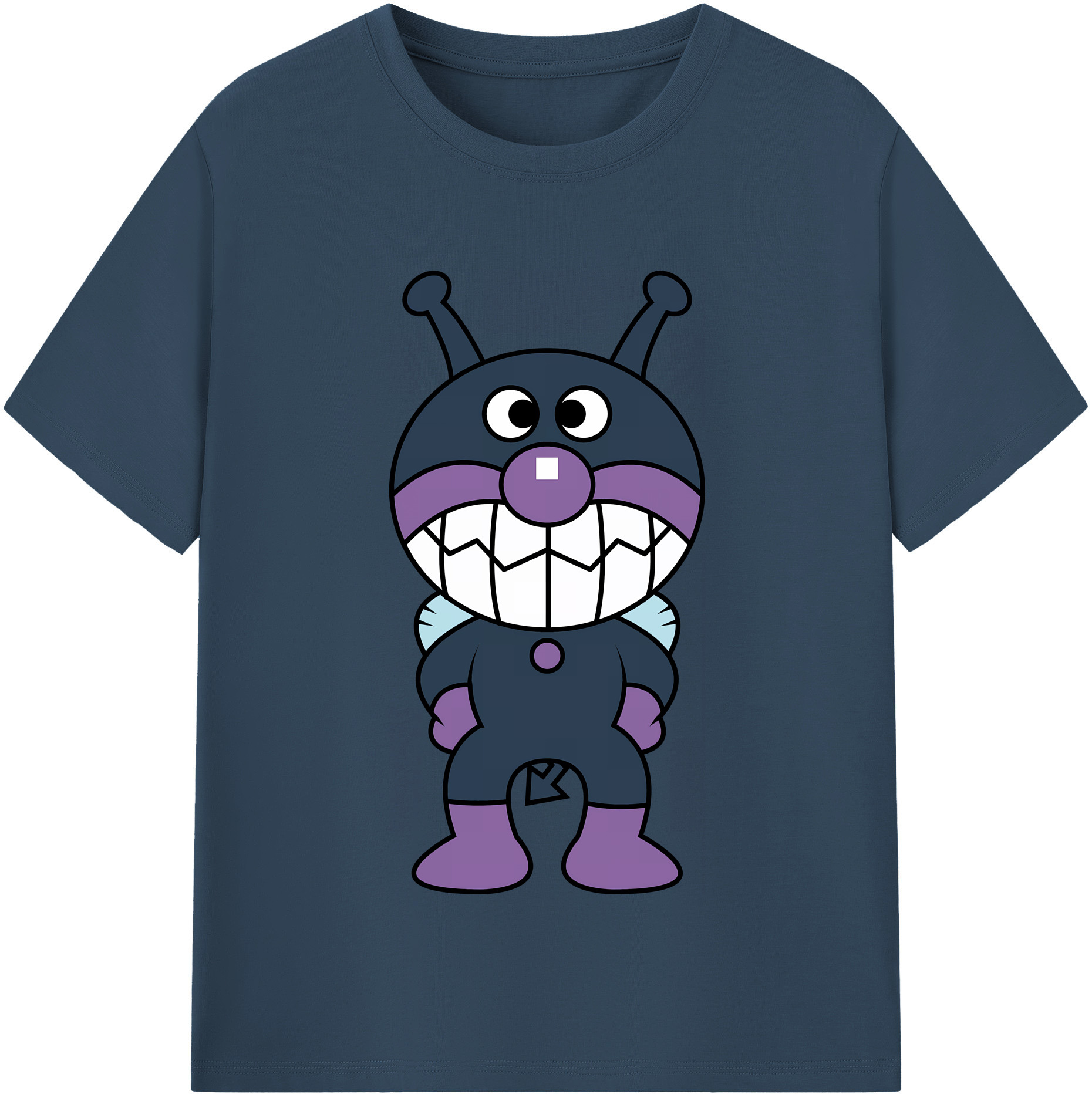 （画像用） アンパンマン Anpanman 綿100％半袖Tシャツ（フロントプリント）