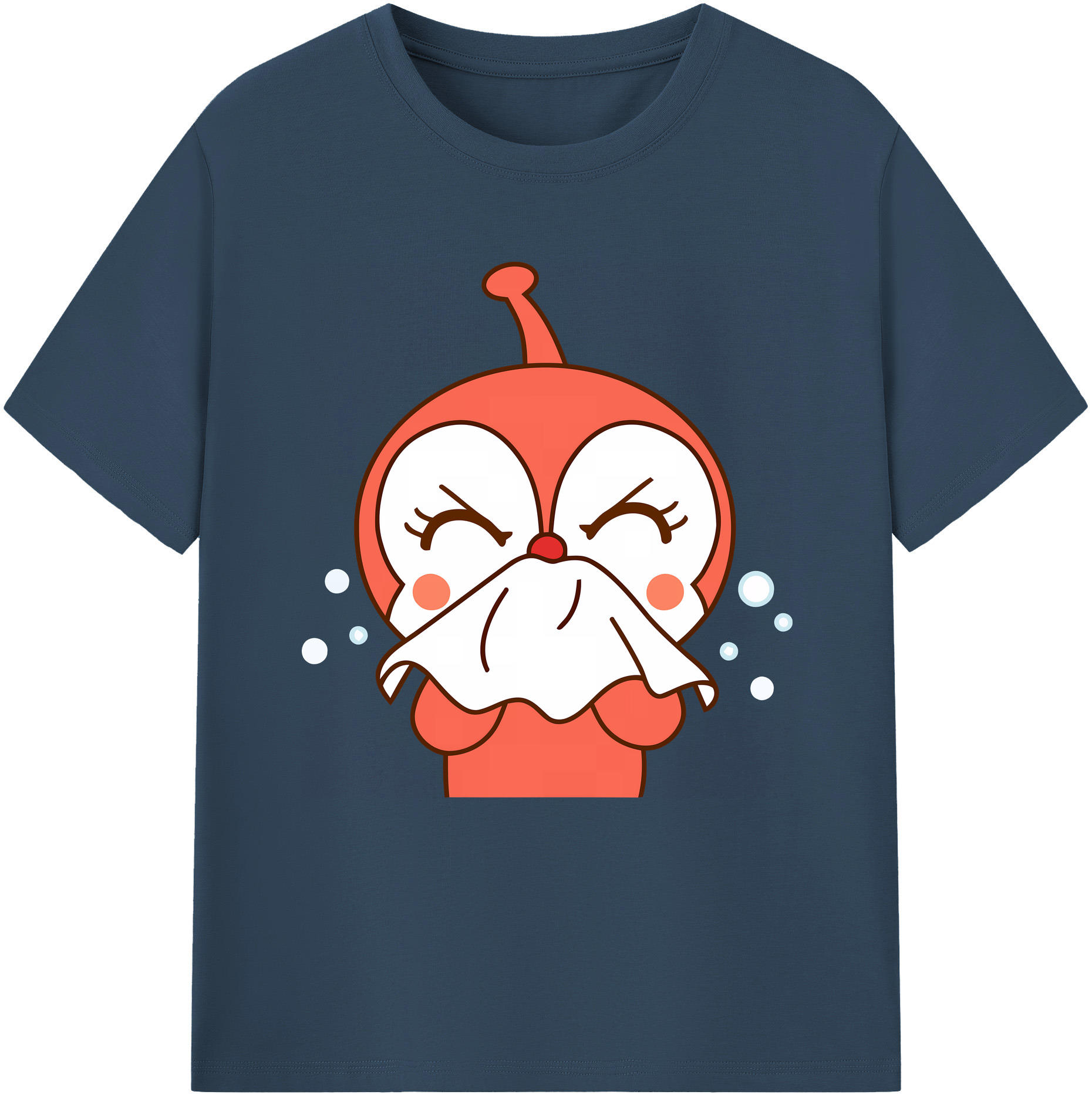 （画像用） アンパンマン Anpanman 綿100％半袖Tシャツ（フロントプリント）