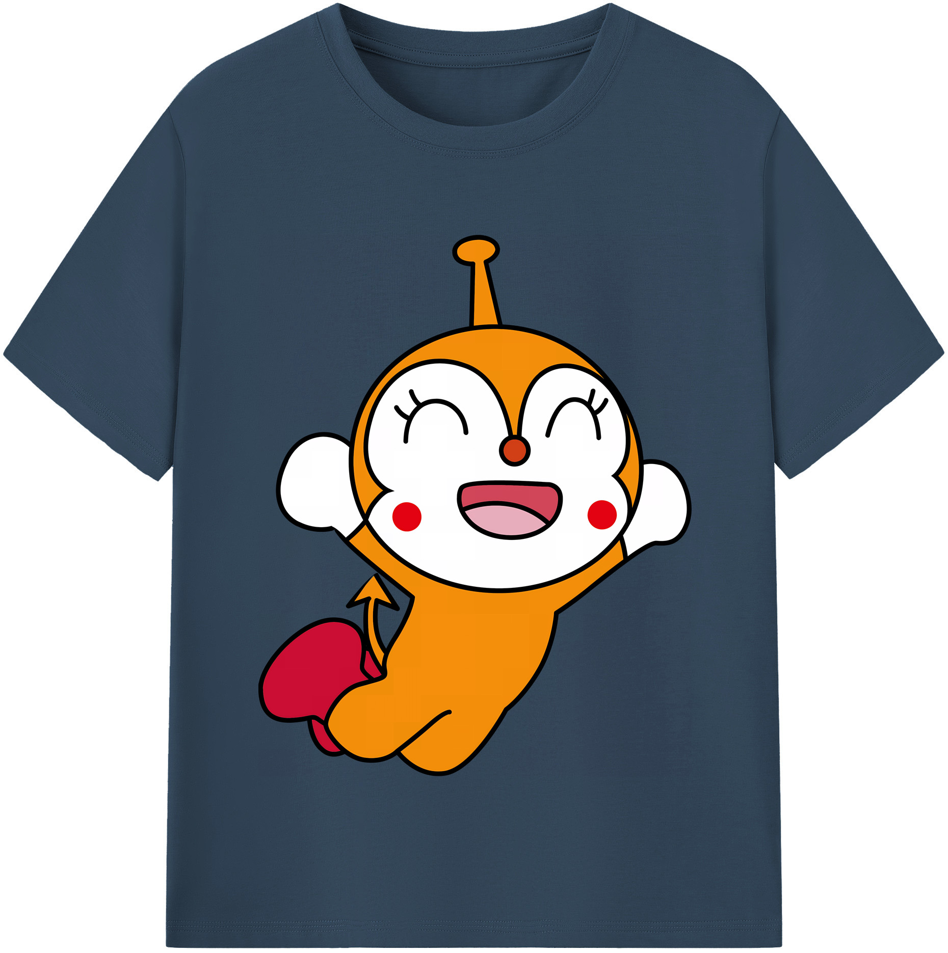 （画像用） アンパンマン Anpanman 綿100％半袖Tシャツ（フロントプリント）