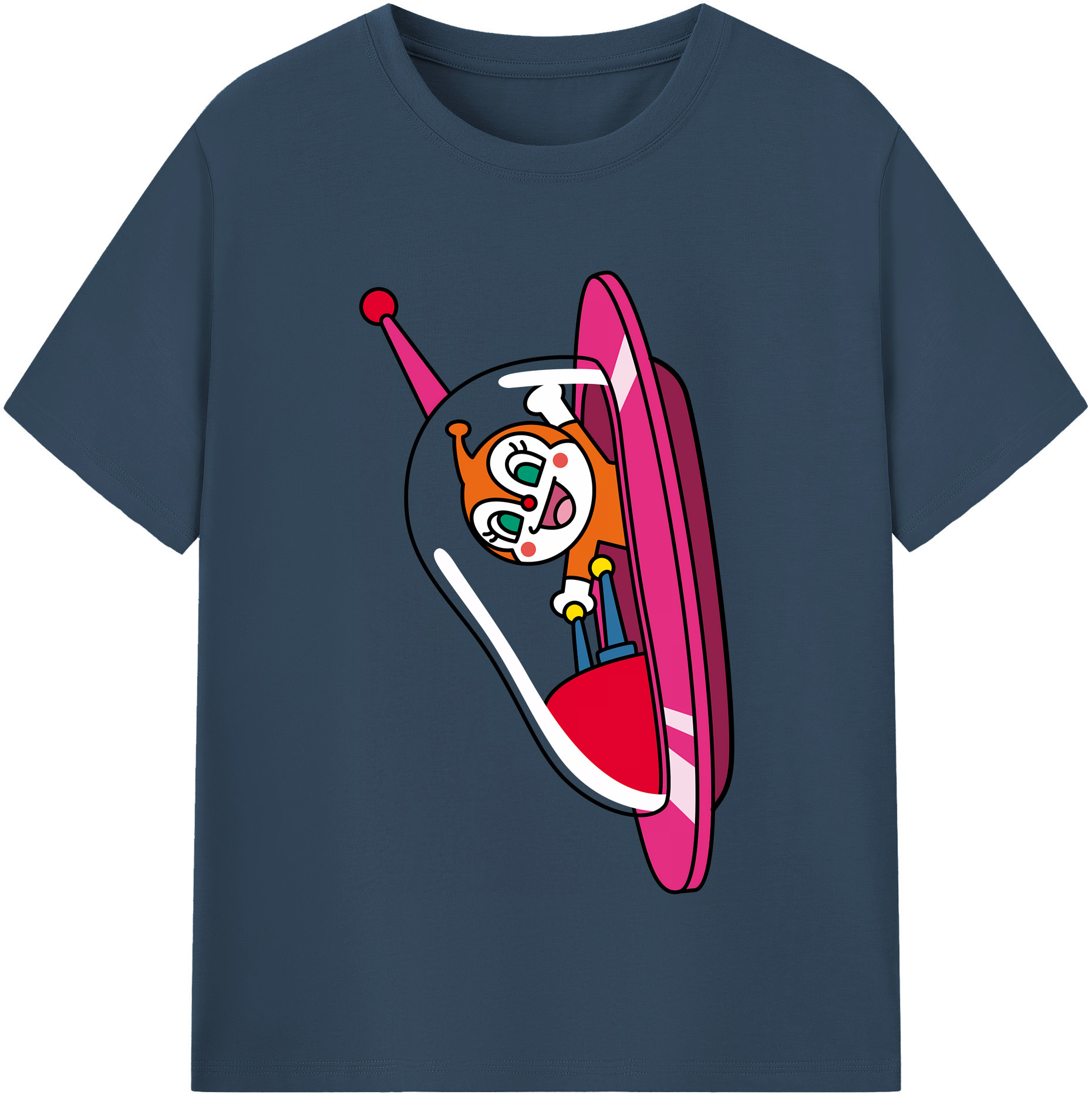 （画像用） アンパンマン Anpanman 綿100％半袖Tシャツ（フロントプリント）