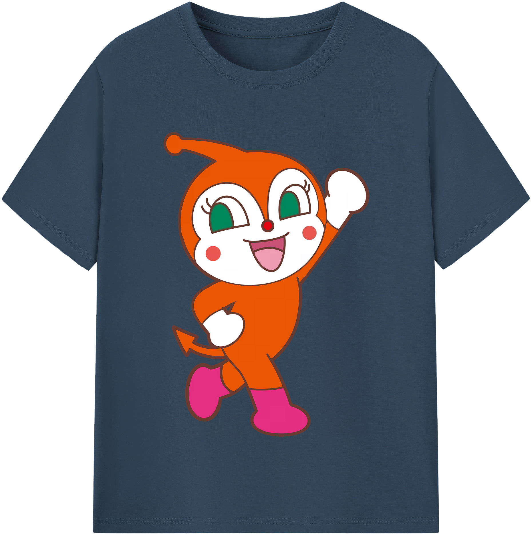 （画像用） アンパンマン Anpanman 綿100％半袖Tシャツ（フロントプリント）